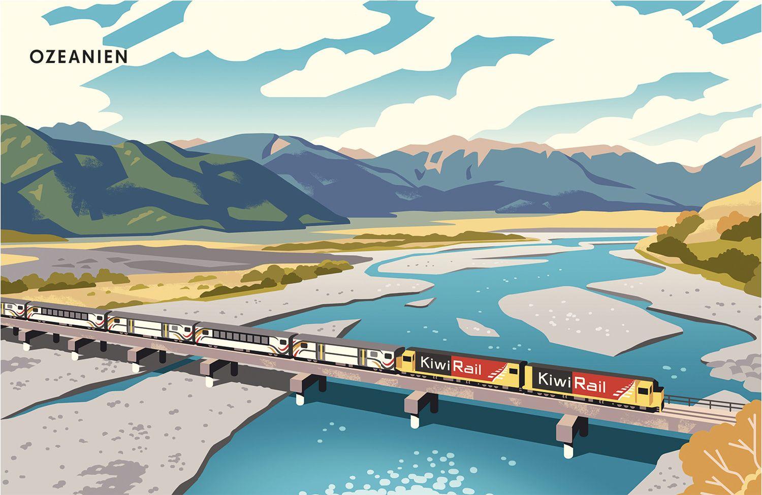 Beispielinhalt (Bild) LONELY PLANET Bildband Legendäre Zugreisen