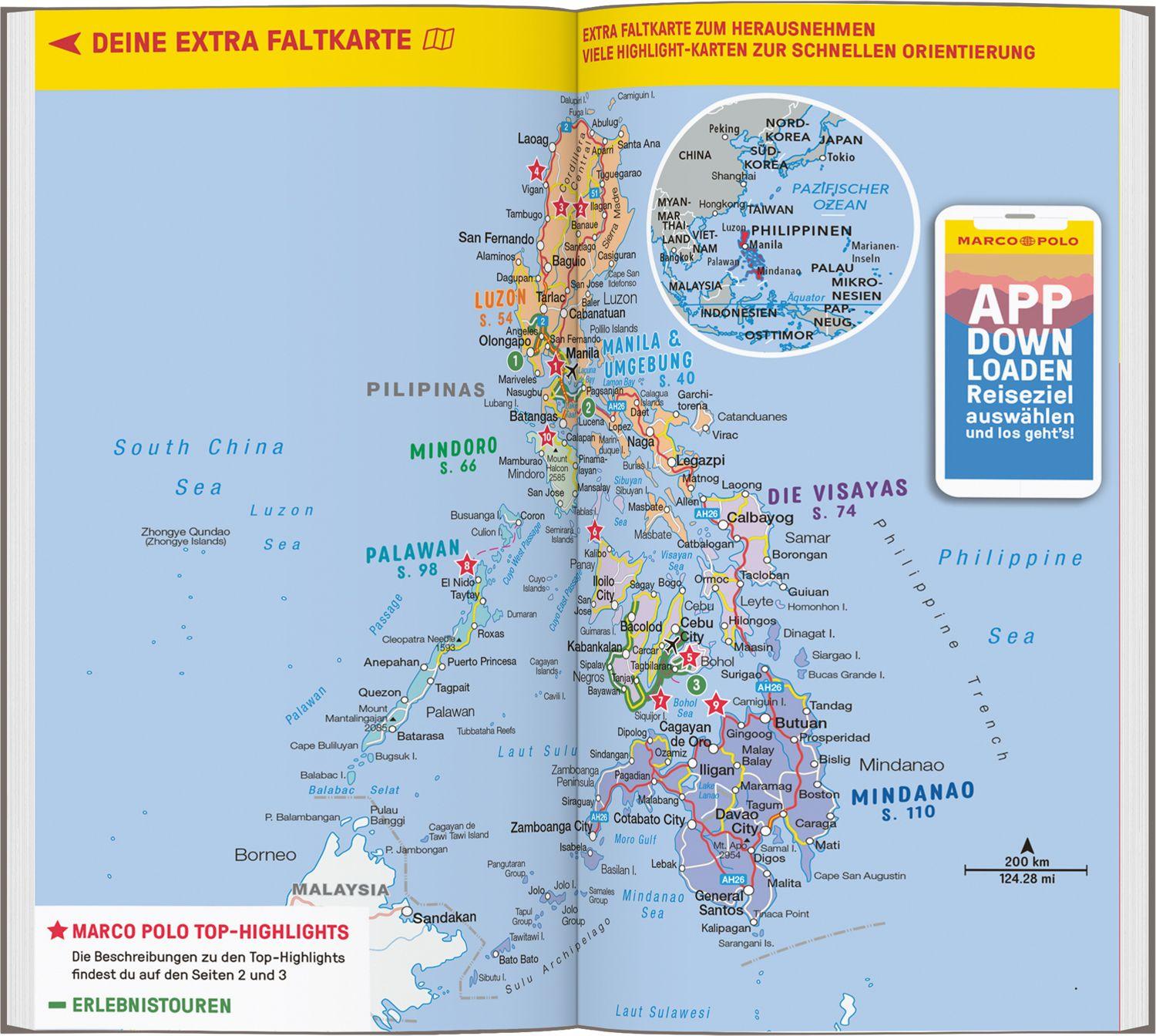 Beispielinhalt (Bild) MARCO POLO Reiseführer Philippinen