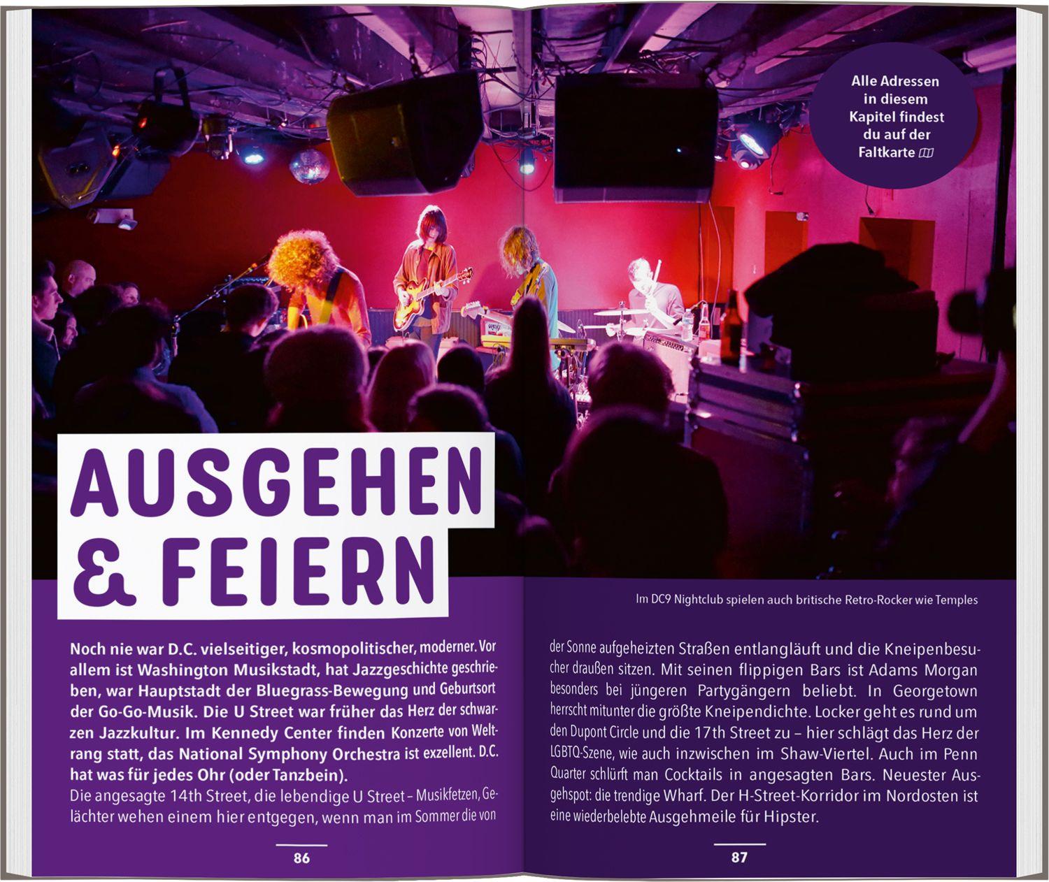 Beispielinhalt (Bild) MARCO POLO Reiseführer Washington, D.C.