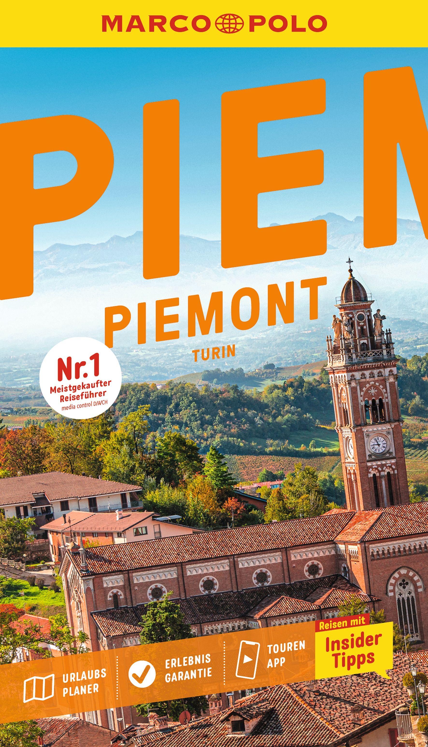 Vorderes Coverbild MARCO POLO Reiseführer Piemont, Turin