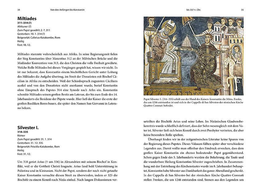 Beispielinhalt (Bild) Das große Buch der Päpste