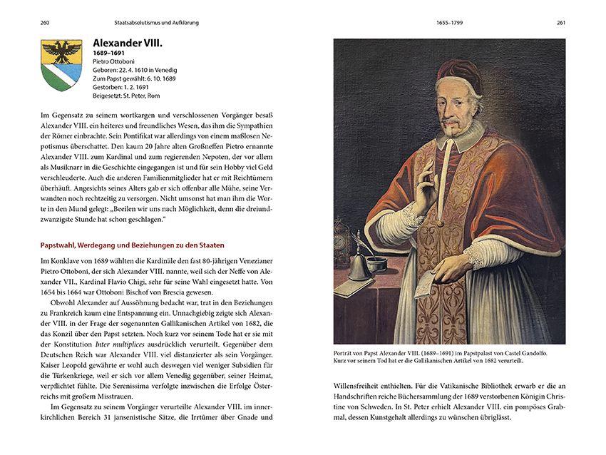 Beispielinhalt (Bild) Das große Buch der Päpste