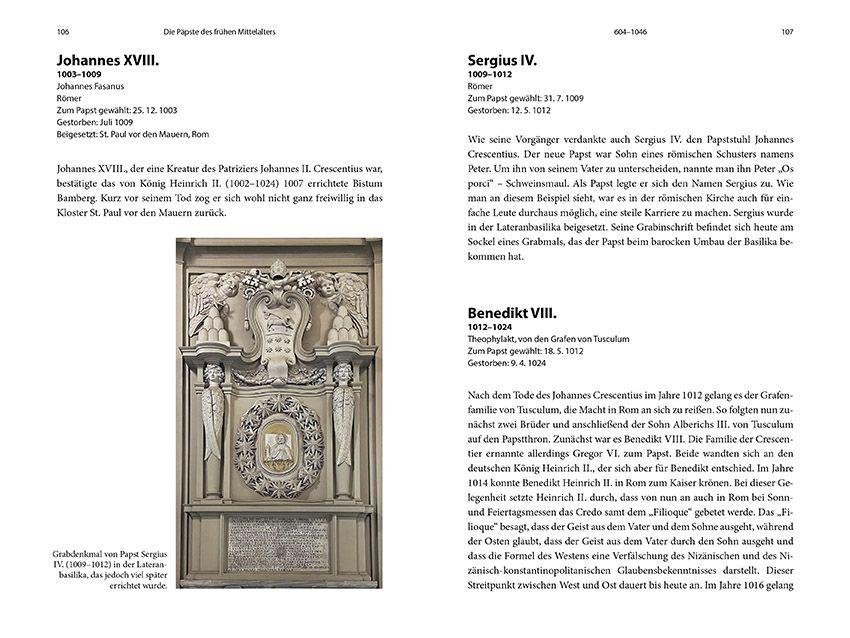 Beispielinhalt (Bild) Das große Buch der Päpste