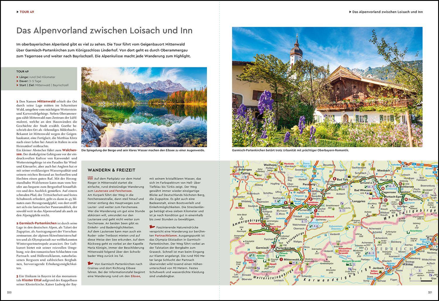 Beispielinhalt (Bild) KUNTH Bildband Das große Autowanderbuch Deutschland
