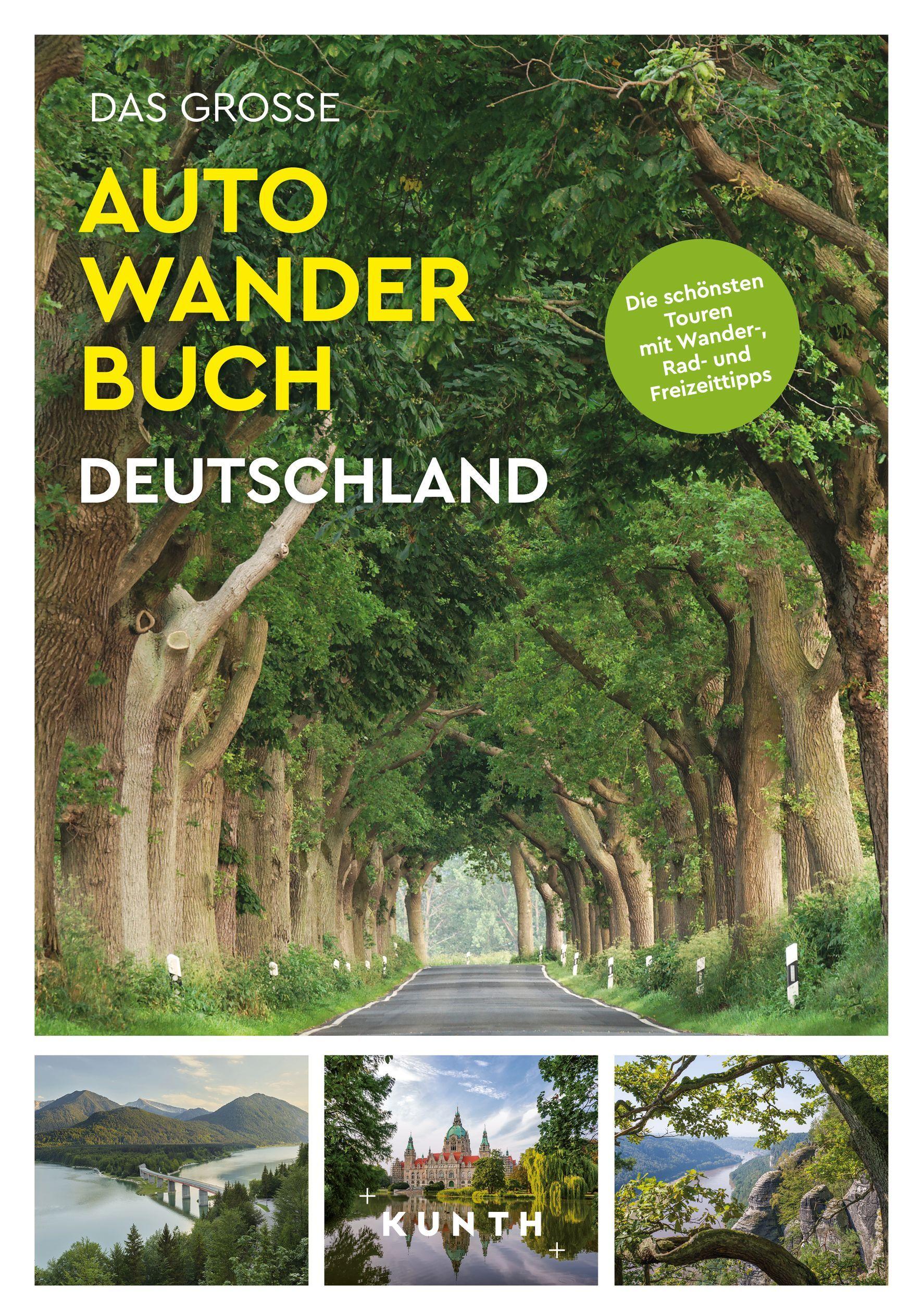 Vorderes Coverbild KUNTH Bildband Das große Autowanderbuch Deutschland