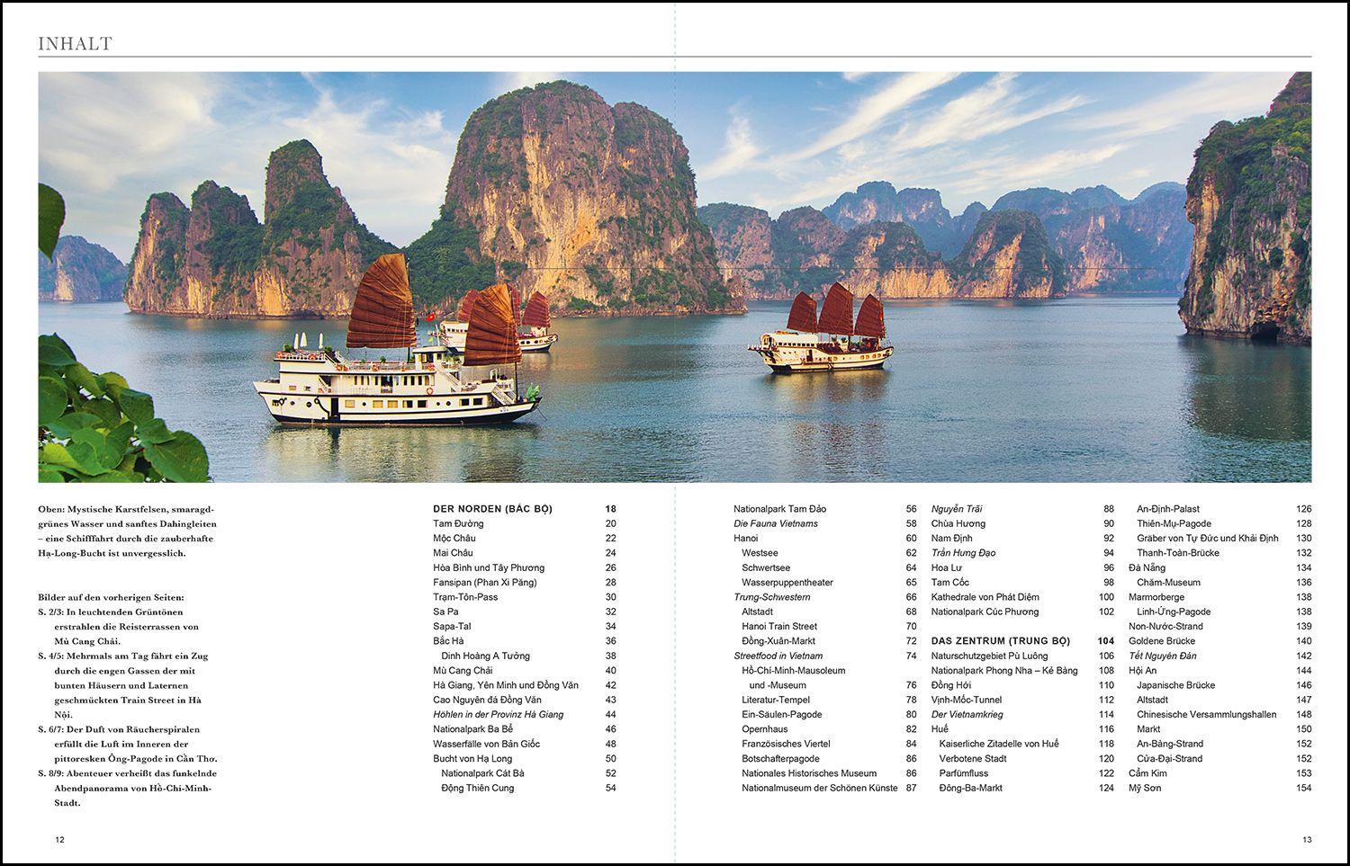 Beispielinhalt (Bild) KUNTH Vietnam. Das Buch