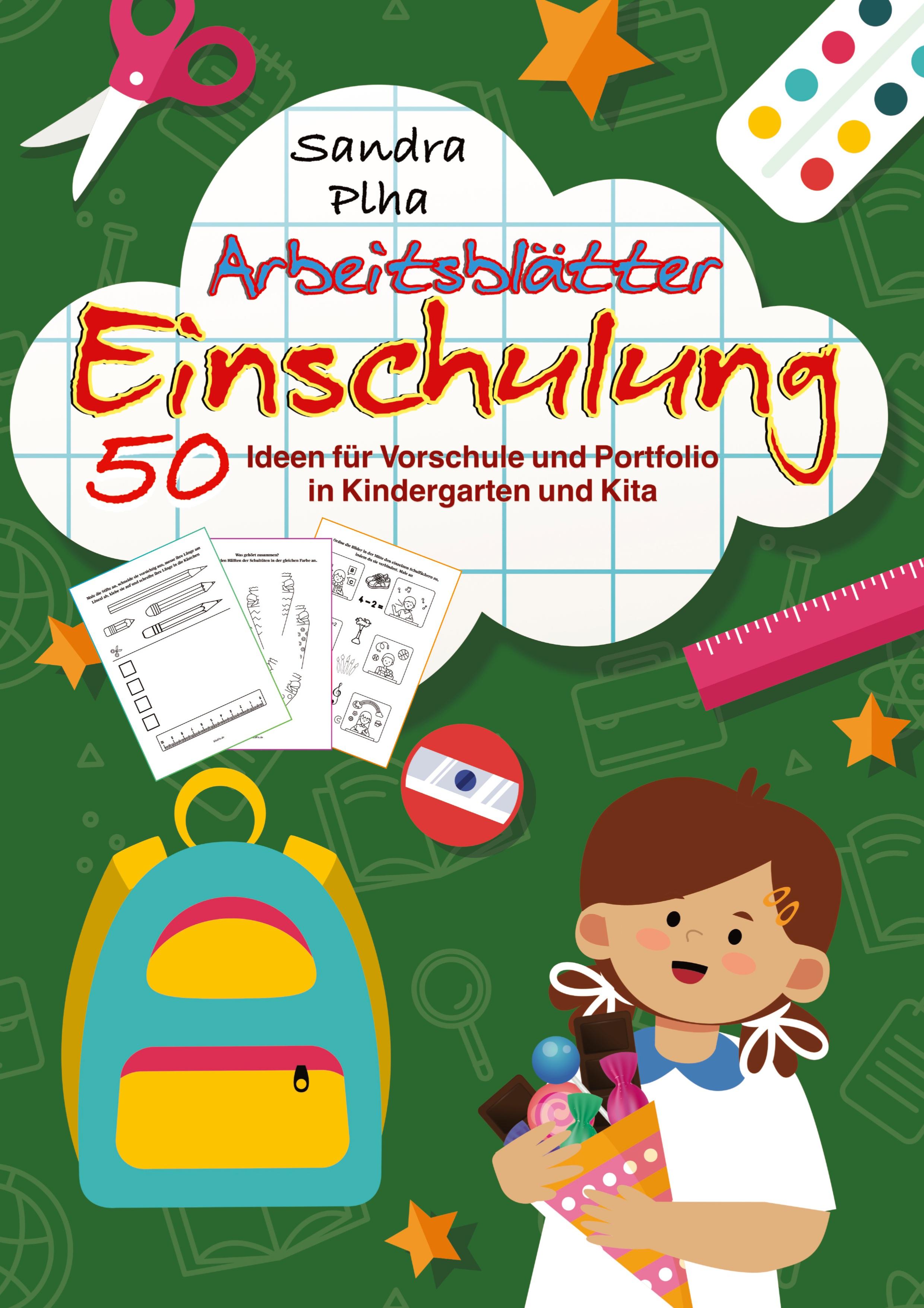 Vorderes Coverbild KitaFix-Kreativ: Arbeitsblätter Einschulung (50 Ideen für Vorschule und Portfolio in Kindergarten und Kita)