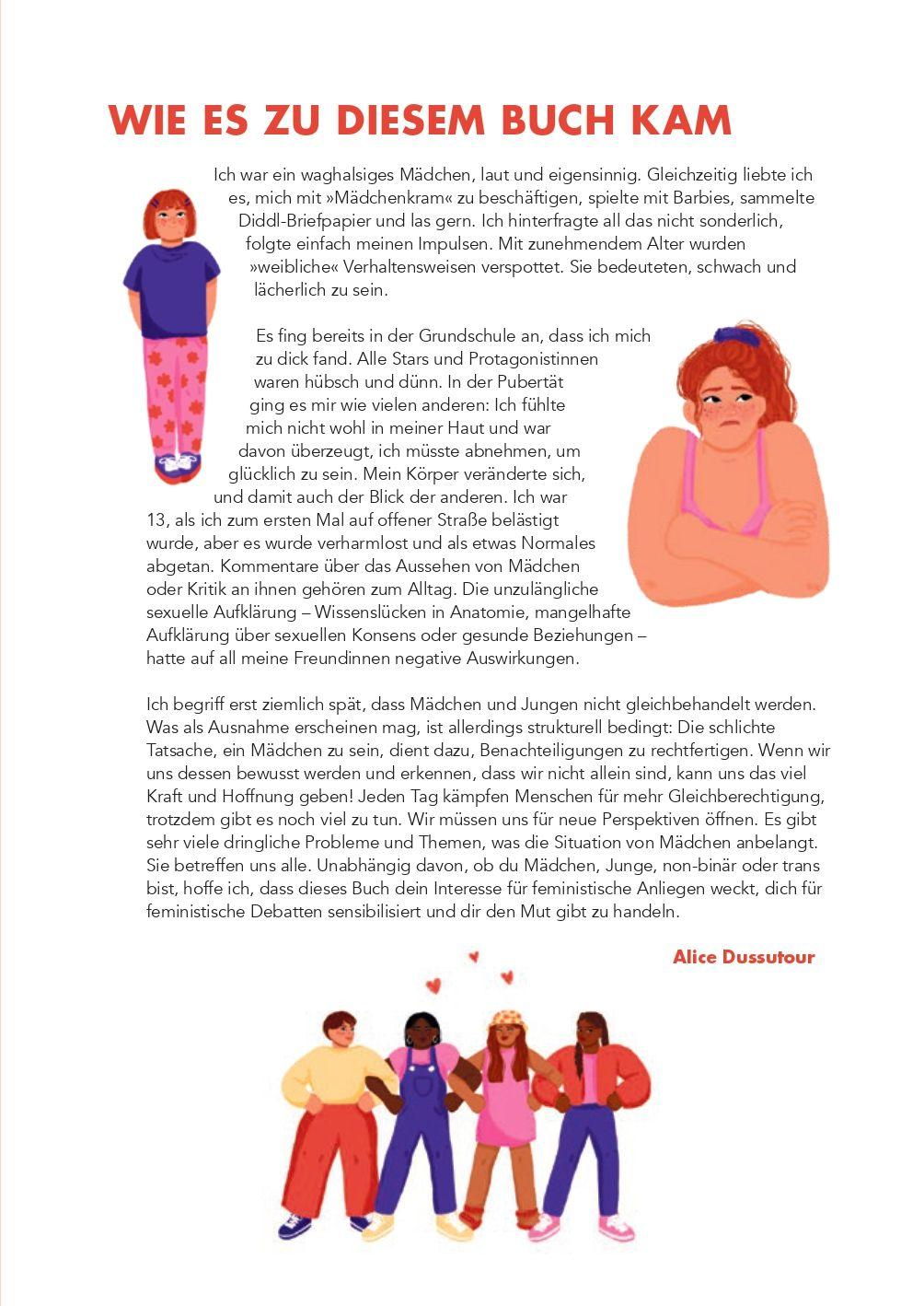 Beispielinhalt (Bild) Als Mädchen geboren