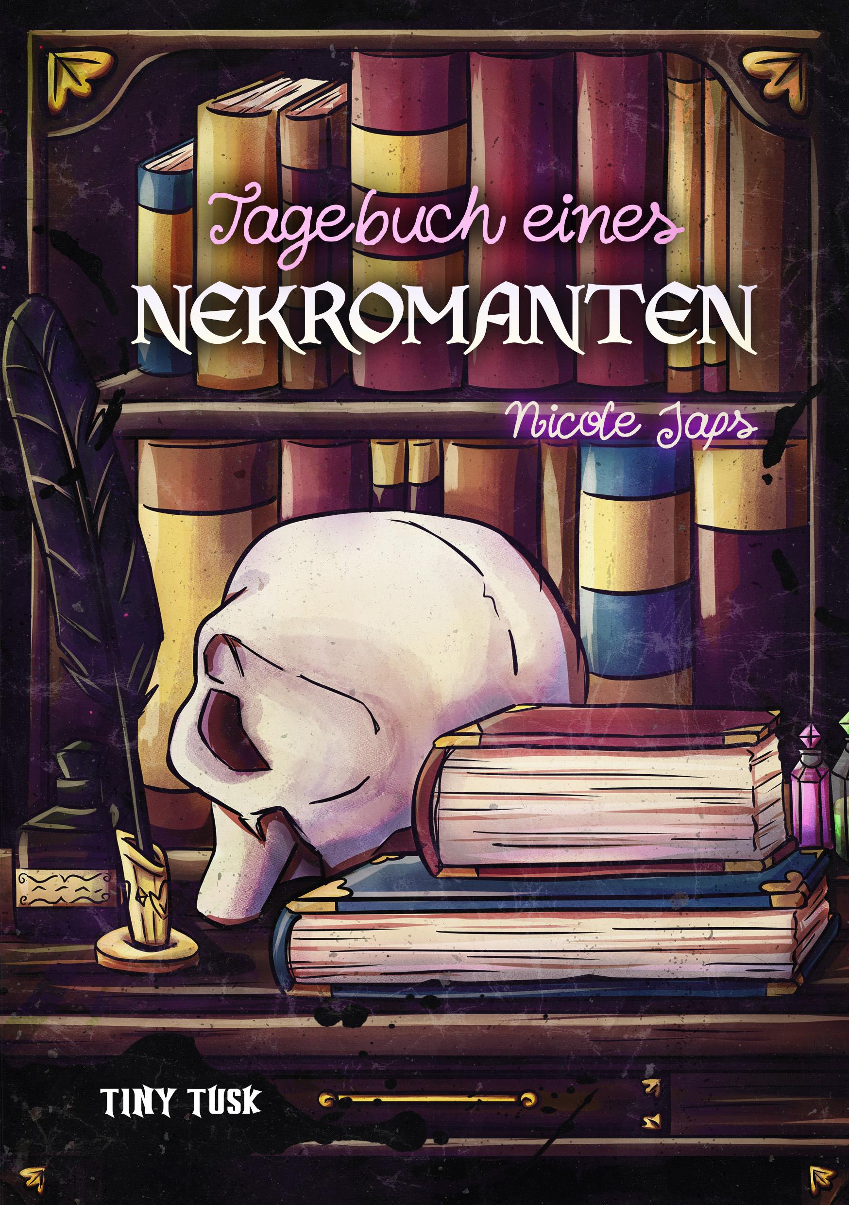 Vorderes Coverbild Tagebuch eines Nekromanten