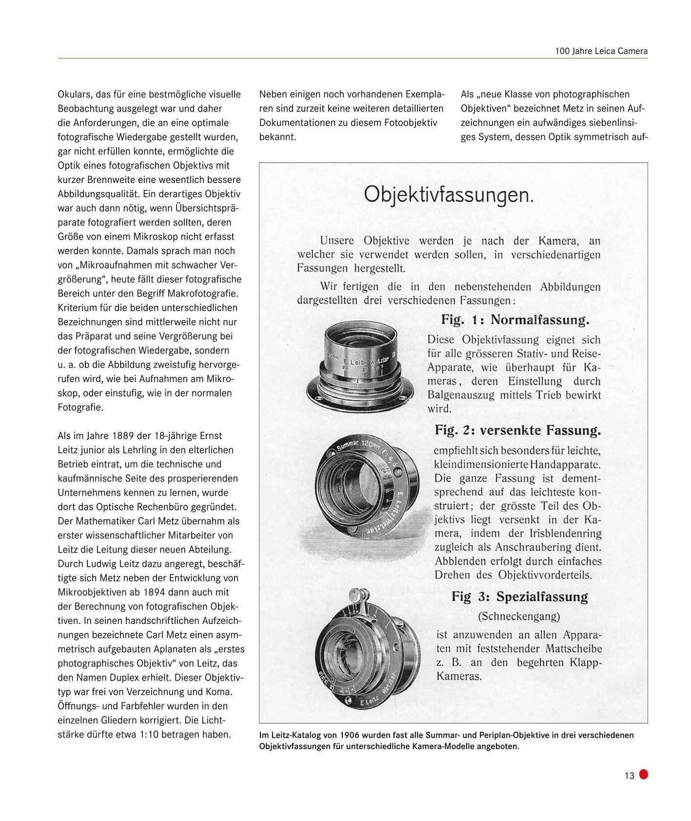 Beispielinhalt (Bild) 100 Jahre Leica Camera