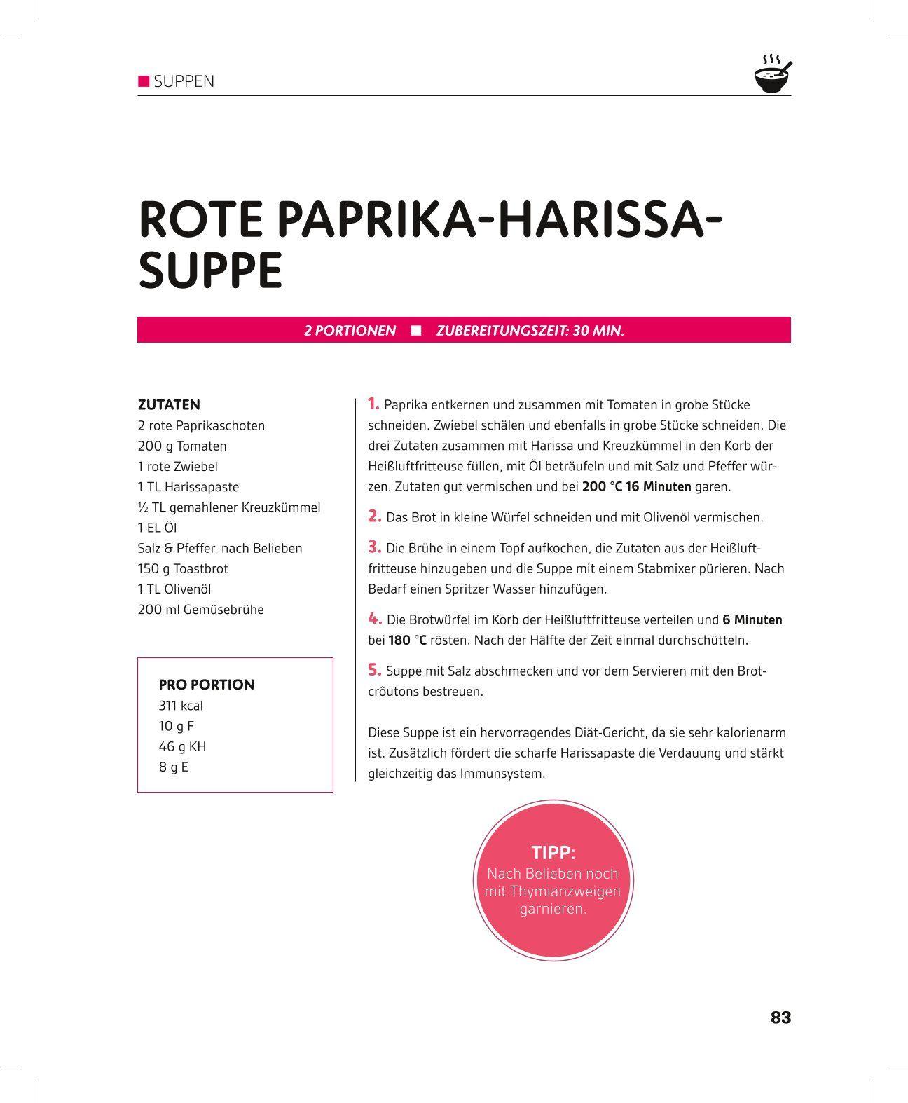 Beispielinhalt (Bild) Heißluftfritteuse GOLD Lecker Abnehmen