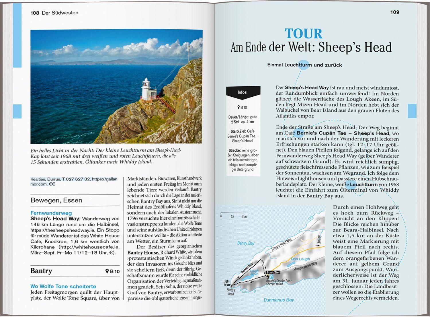 Beispielinhalt (Bild) DUMONT Reise-Taschenbuch Reiseführer Irland, Nordirland