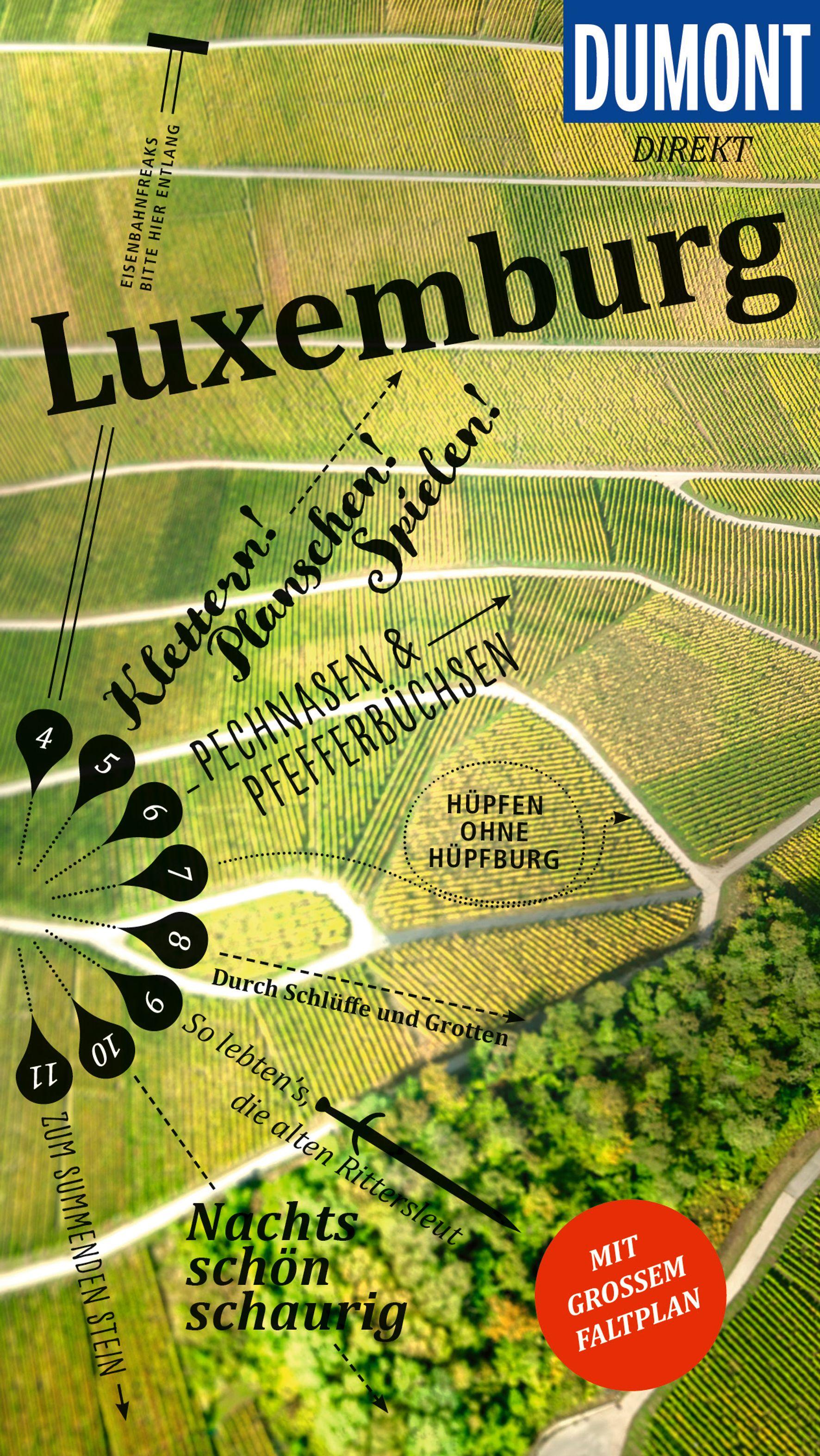 Vorderes Coverbild DUMONT direkt Reiseführer Luxemburg