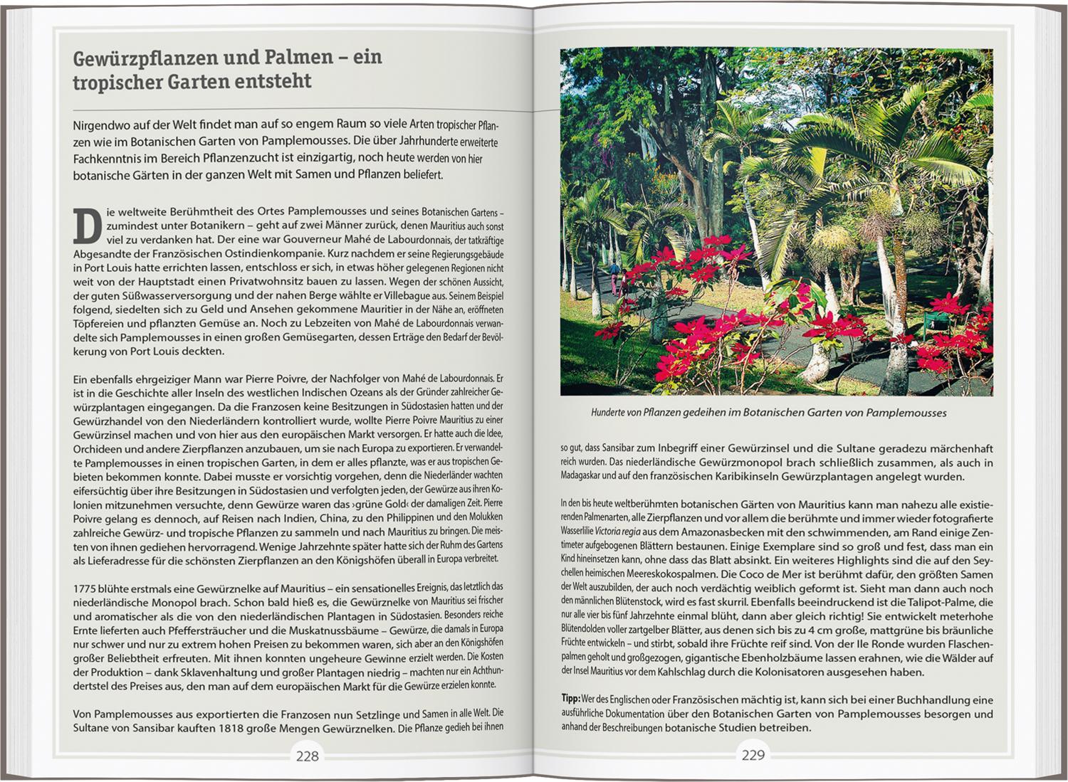 Beispielinhalt (Bild) DUMONT Reise-Handbuch Reiseführer Mauritius