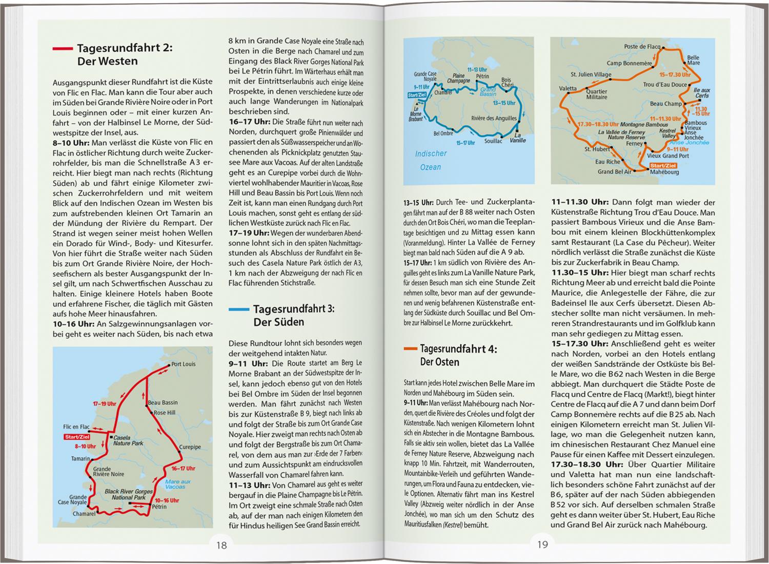 Beispielinhalt (Bild) DUMONT Reise-Handbuch Reiseführer Mauritius
