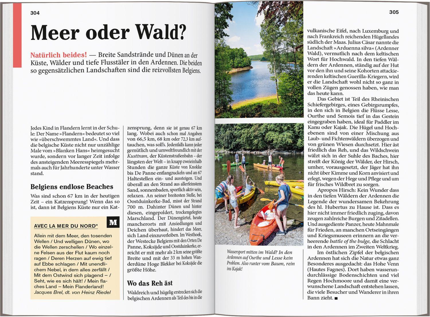 Beispielinhalt (Bild) DUMONT Reise-Taschenbuch Reiseführer Belgien