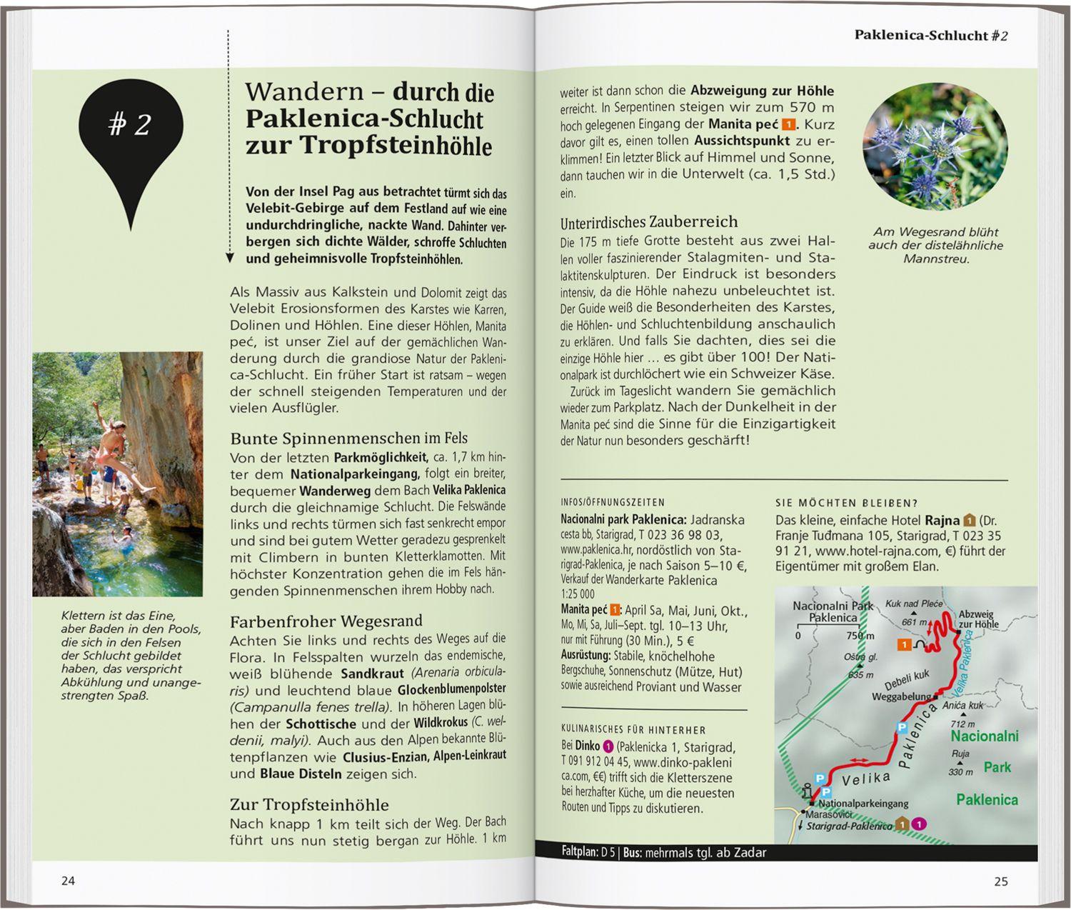 Beispielinhalt (Bild) DUMONT direkt Reiseführer Kroatische Küste Dalmatien