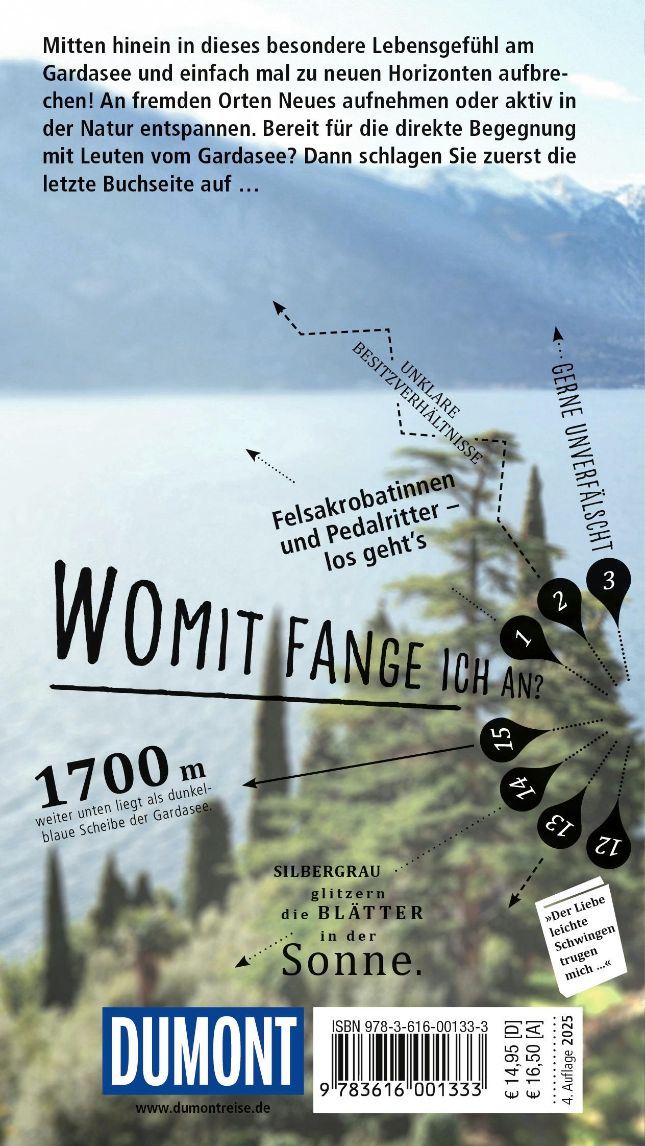 Rückseitencover DUMONT direkt Reiseführer Gardasee, Verona