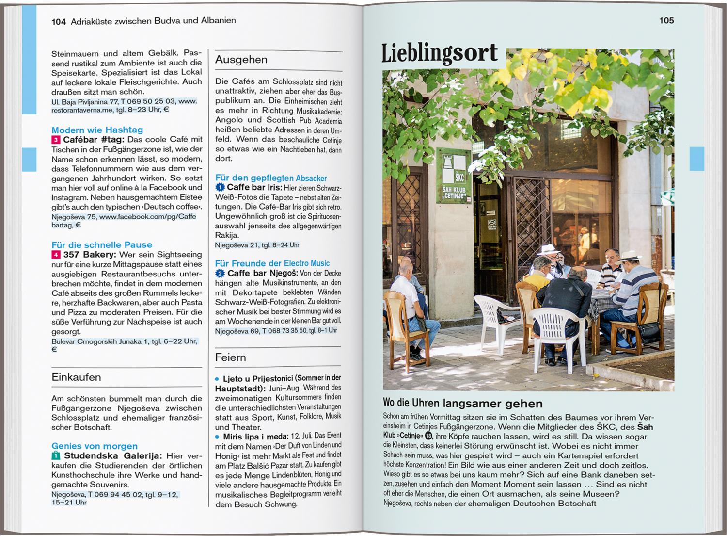 Beispielinhalt (Bild) DUMONT Reise-Taschenbuch Reiseführer Montenegro