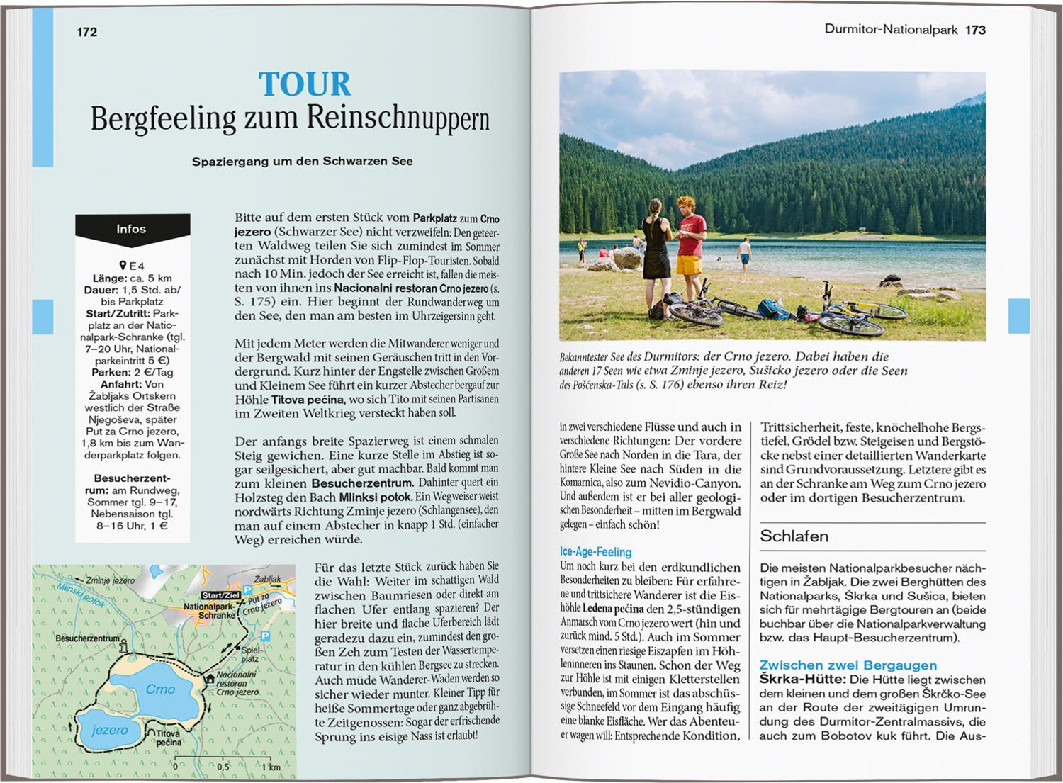 Beispielinhalt (Bild) DUMONT Reise-Taschenbuch Reiseführer Montenegro