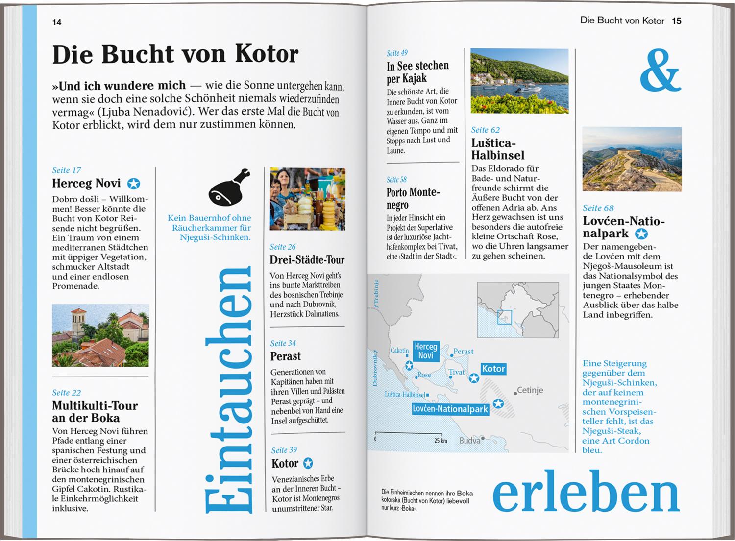Beispielinhalt (Bild) DUMONT Reise-Taschenbuch Reiseführer Montenegro