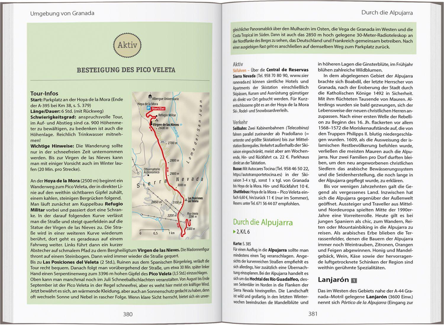 Beispielinhalt (Bild) DUMONT Reise-Handbuch Reiseführer Andalusien