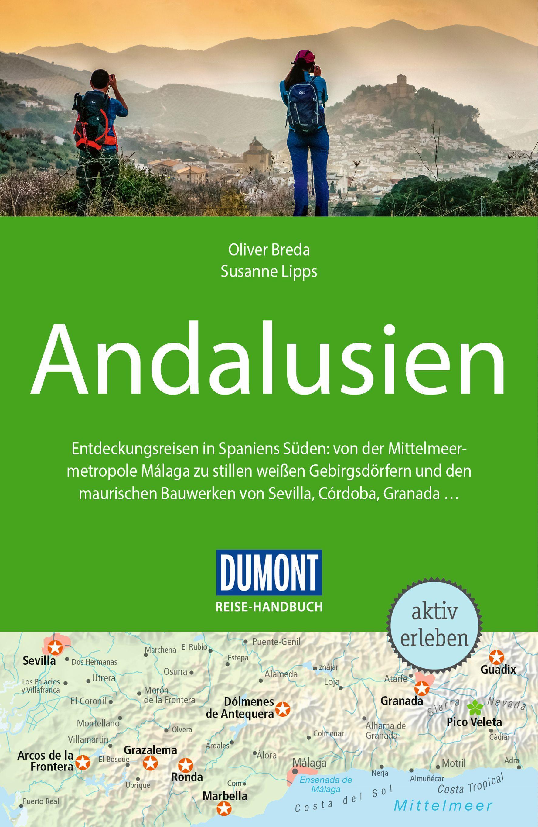 Vorderes Coverbild DUMONT Reise-Handbuch Reiseführer Andalusien