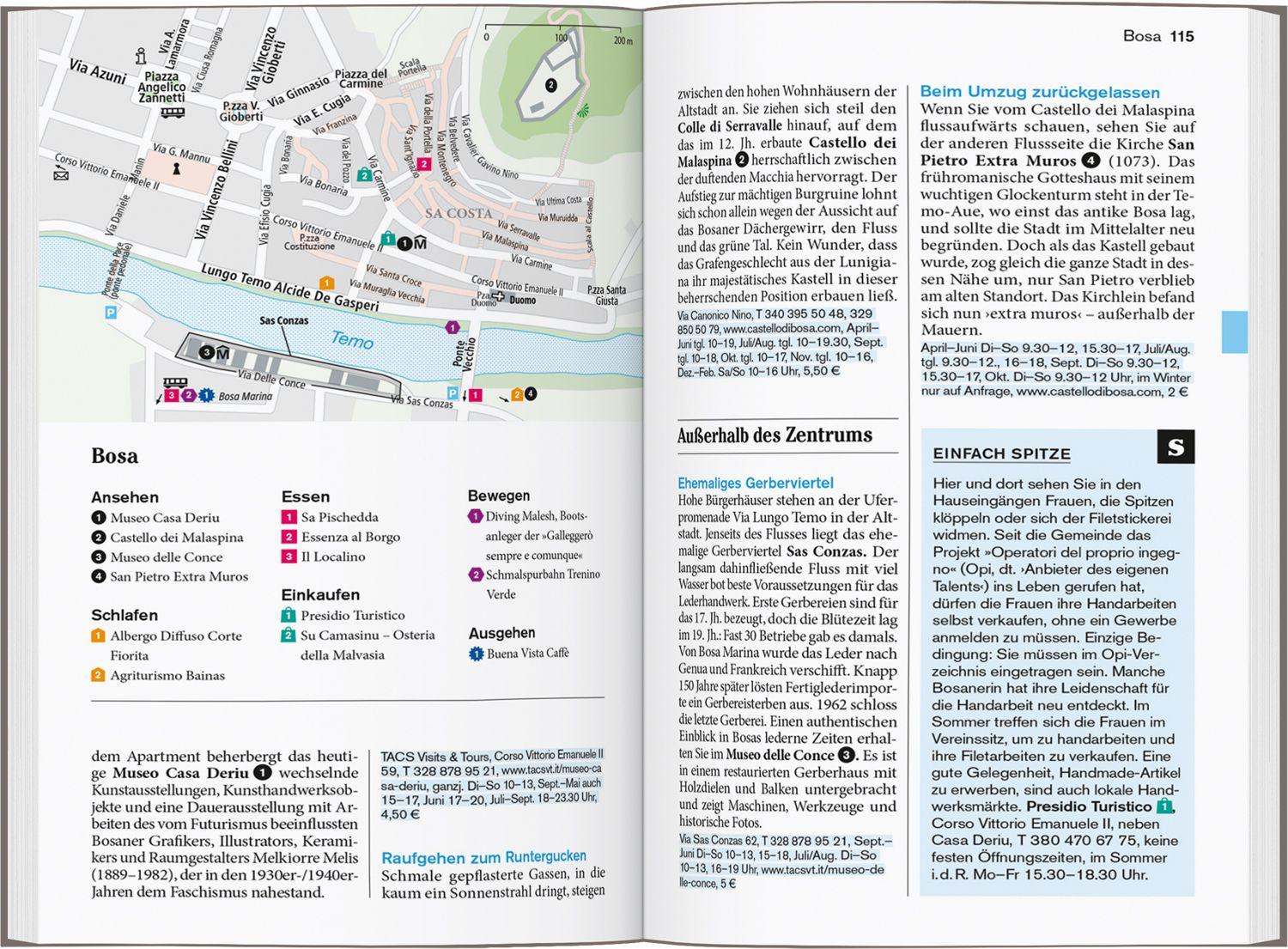 Beispielinhalt (Bild) DUMONT Reise-Taschenbuch Reiseführer Sardinien