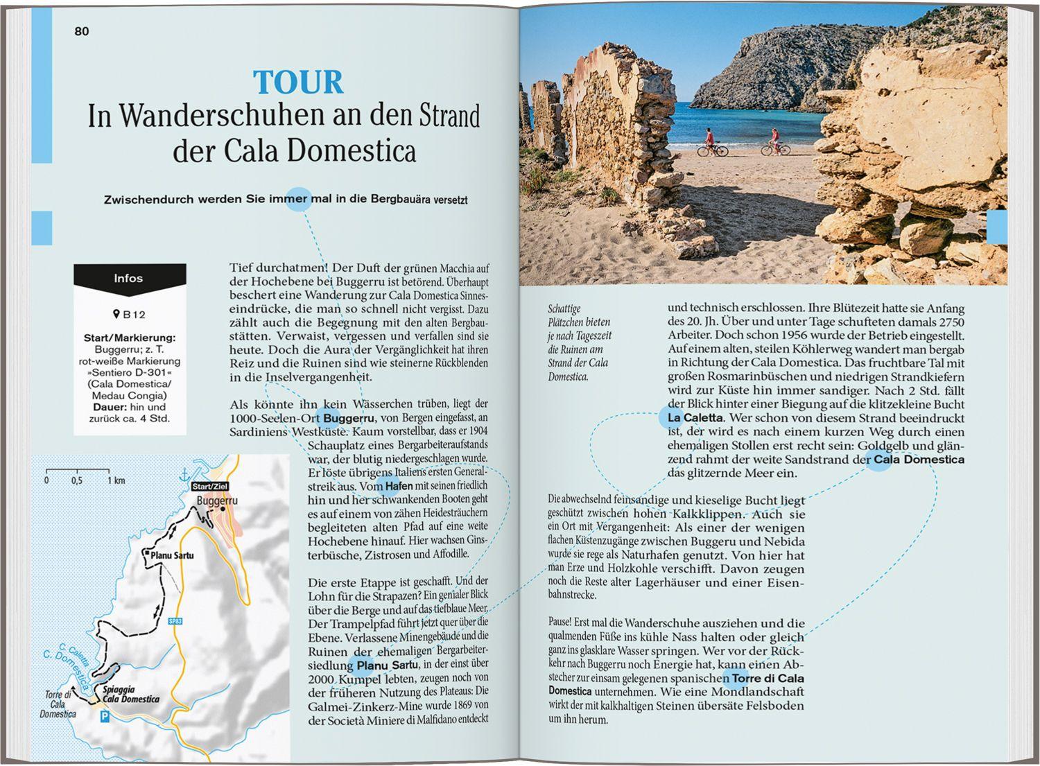 Beispielinhalt (Bild) DUMONT Reise-Taschenbuch Reiseführer Sardinien