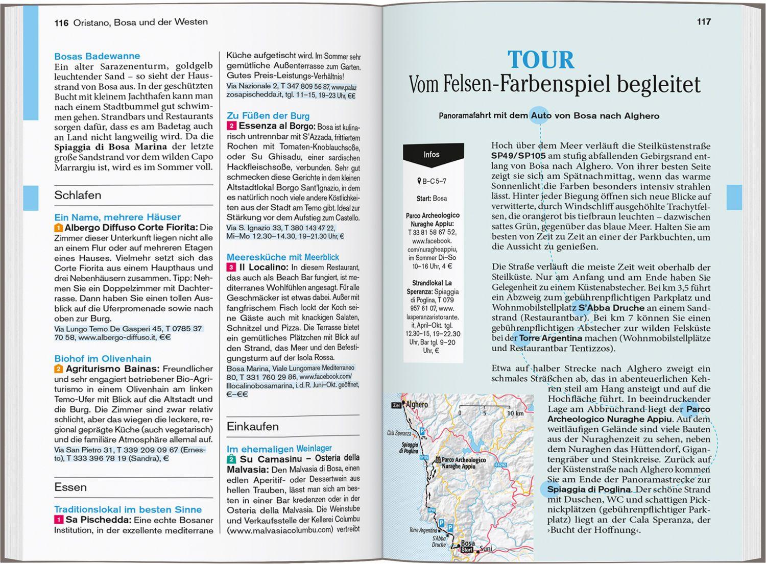 Beispielinhalt (Bild) DUMONT Reise-Taschenbuch Reiseführer Sardinien