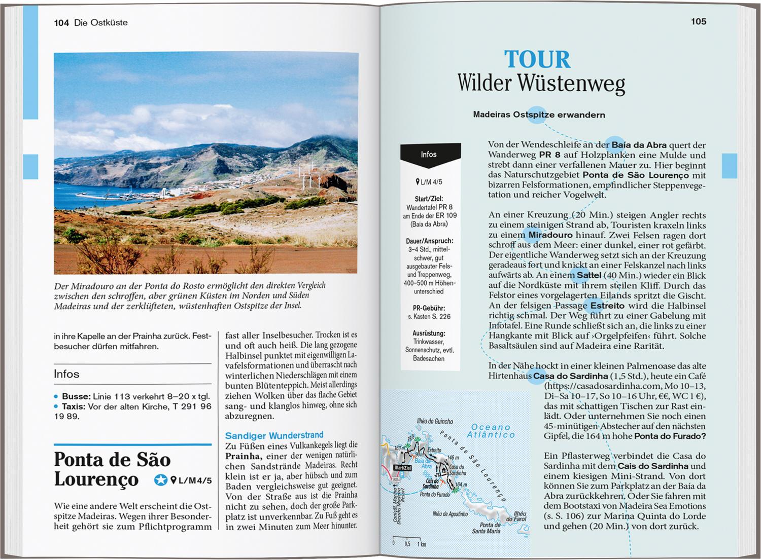 Beispielinhalt (Bild) DUMONT Reise-Taschenbuch Reiseführer Madeira