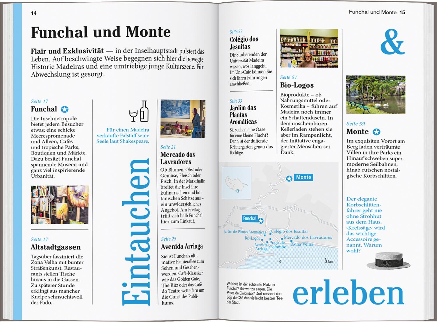Beispielinhalt (Bild) DUMONT Reise-Taschenbuch Reiseführer Madeira
