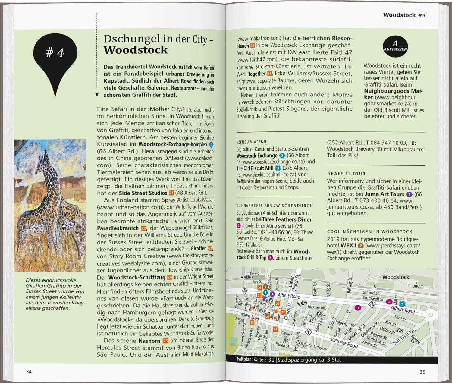 Beispielinhalt (Bild) DUMONT direkt Reiseführer Kapstadt, Garden Route