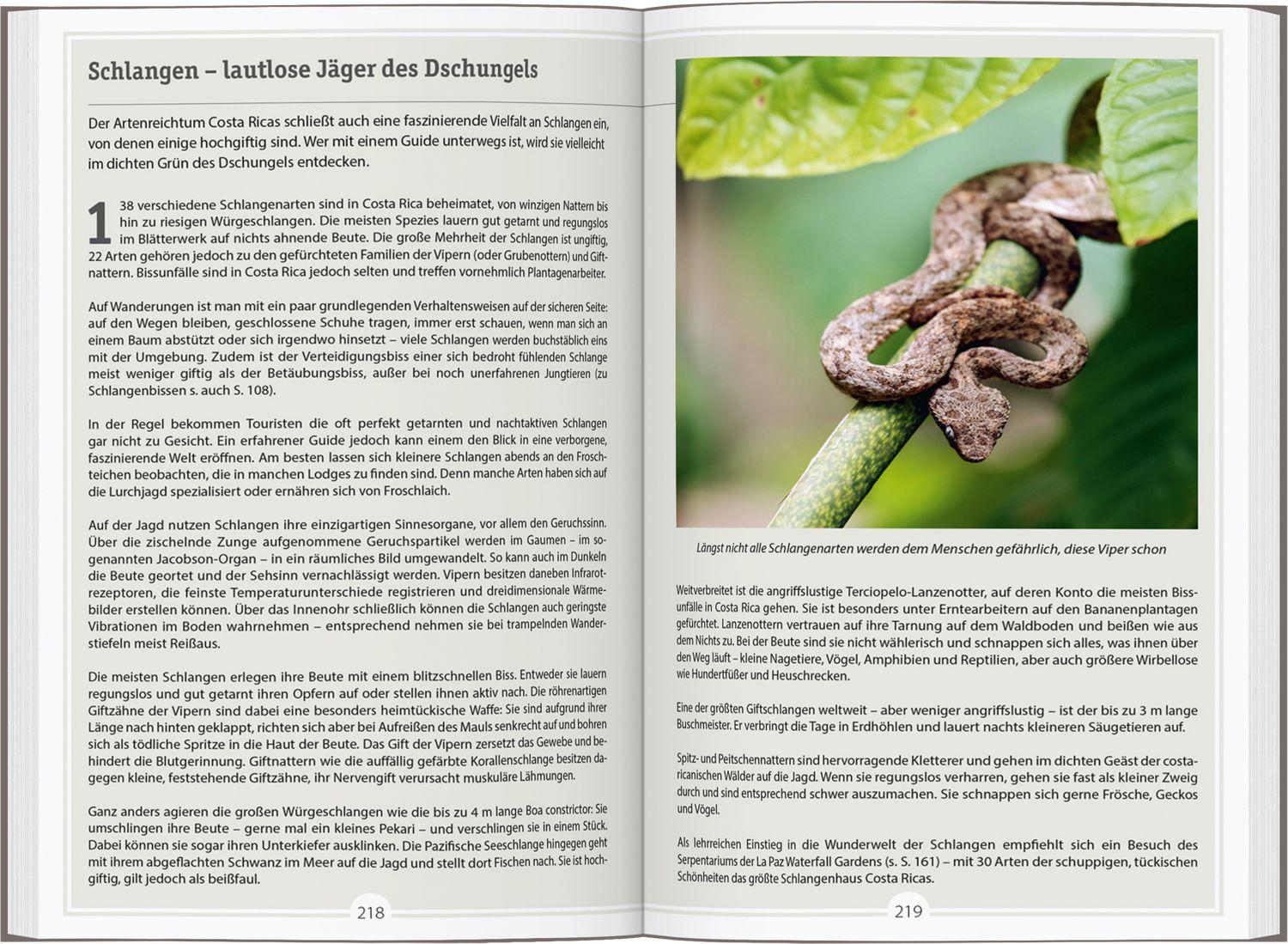 Beispielinhalt (Bild) DUMONT Reise-Handbuch Reiseführer Costa Rica