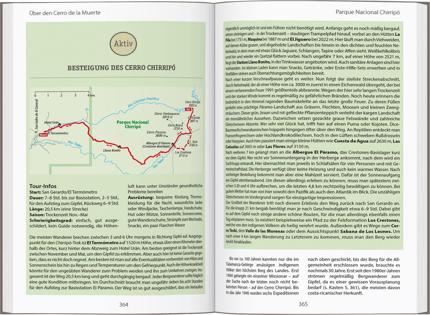 Beispielinhalt (Bild) DUMONT Reise-Handbuch Reiseführer Costa Rica