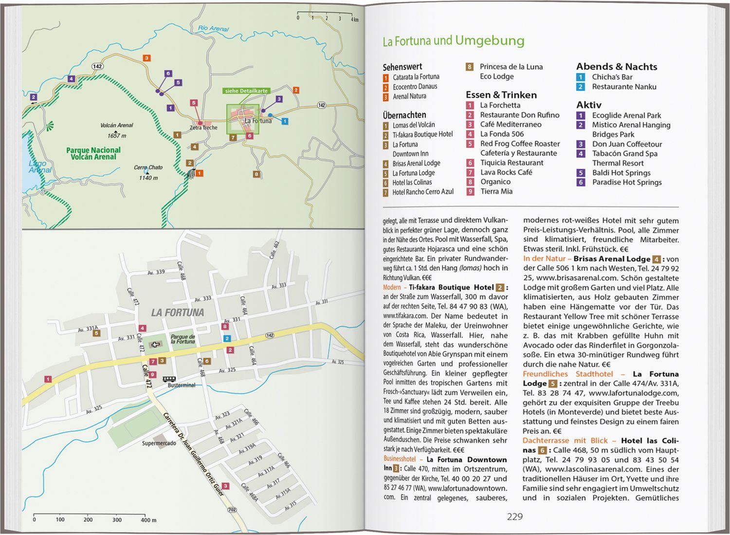 Beispielinhalt (Bild) DUMONT Reise-Handbuch Reiseführer Costa Rica