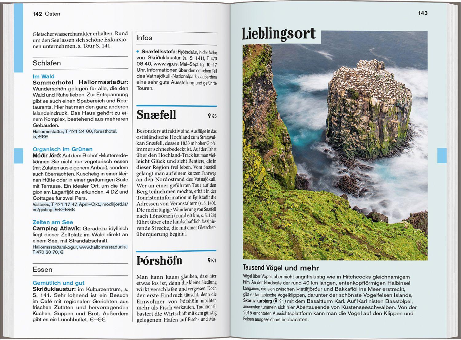 Beispielinhalt (Bild) DUMONT Reise-Taschenbuch Reiseführer Island