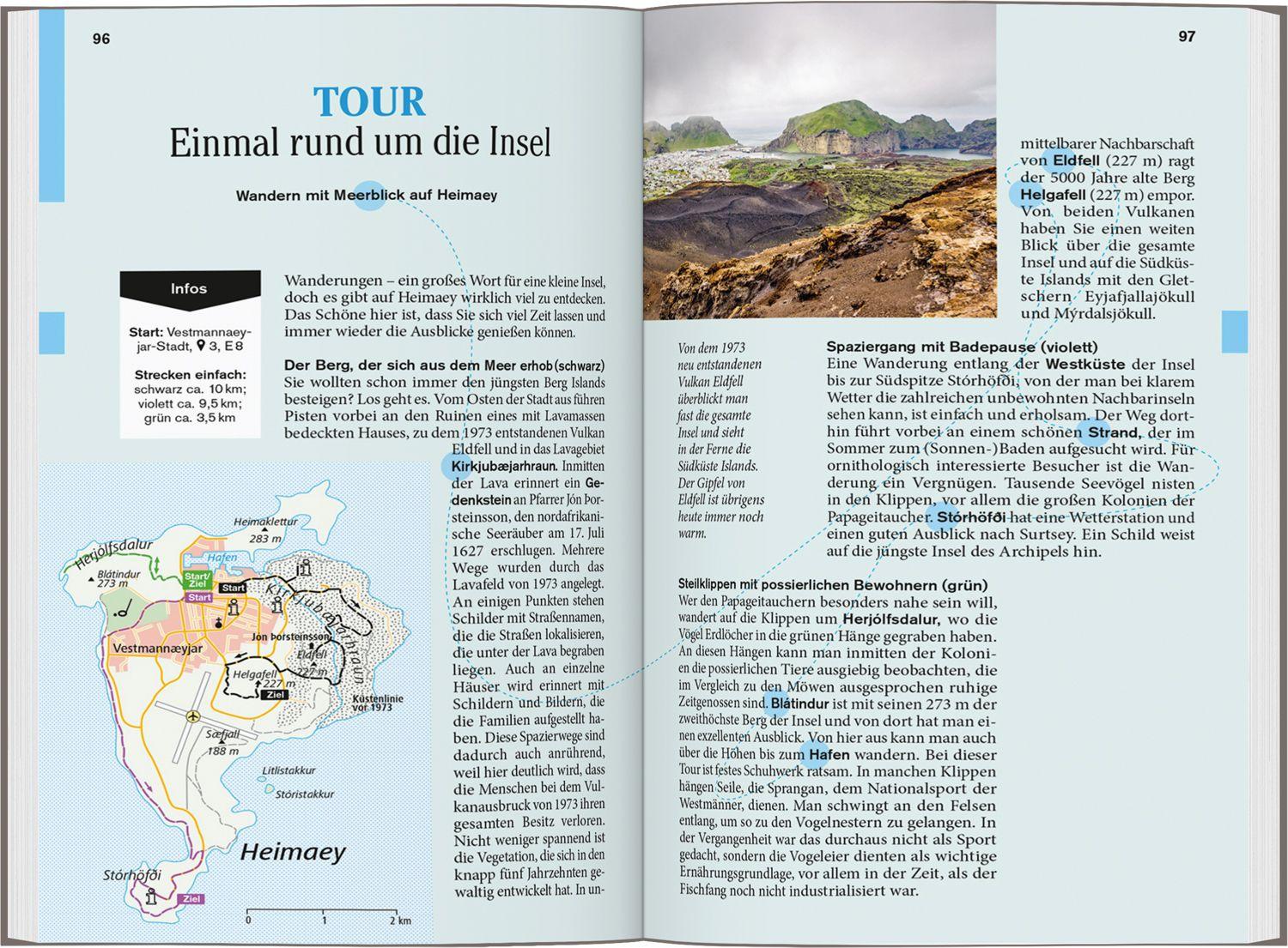 Beispielinhalt (Bild) DUMONT Reise-Taschenbuch Reiseführer Island