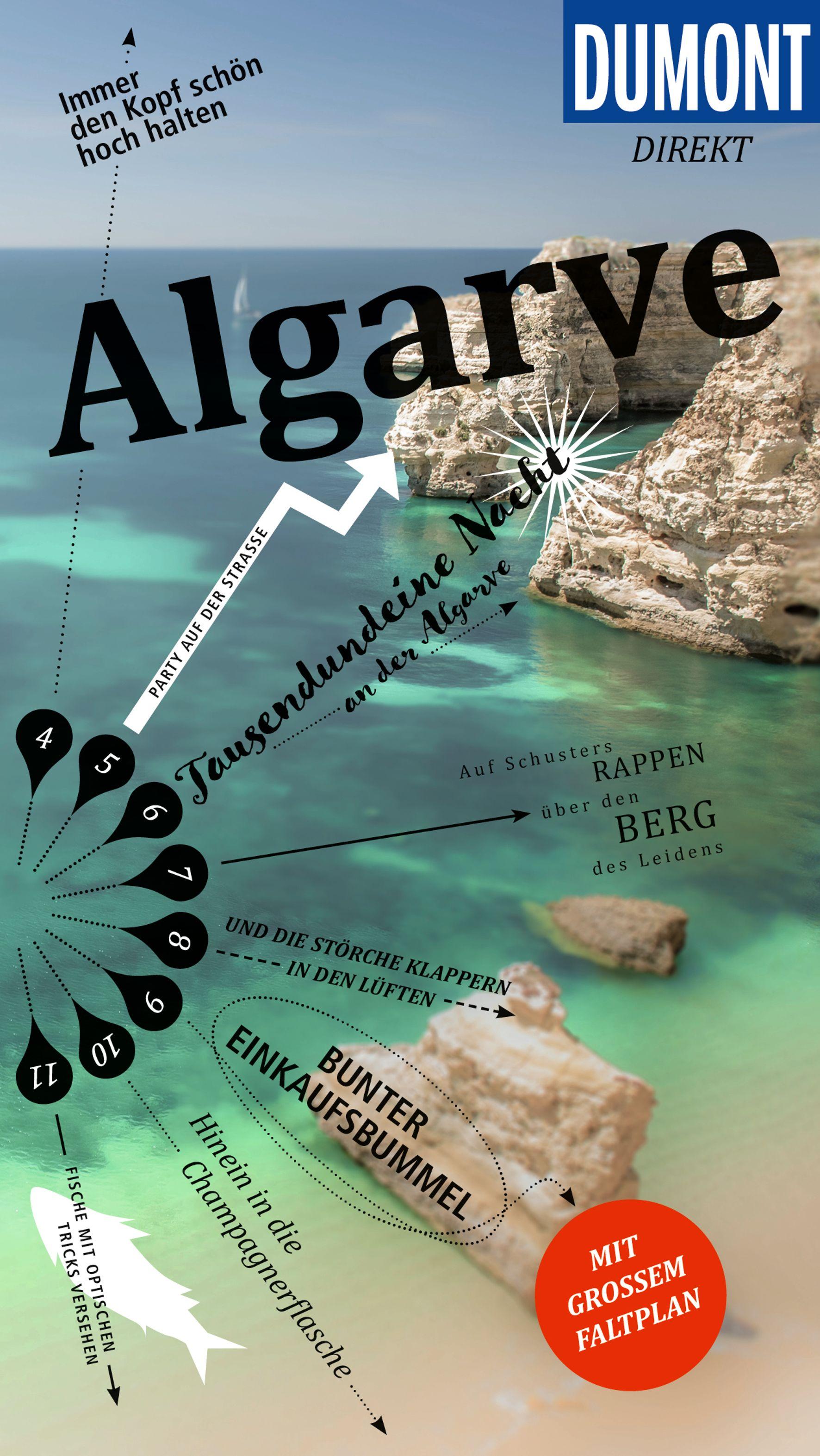 Vorderes Coverbild DUMONT direkt Reiseführer Algarve
