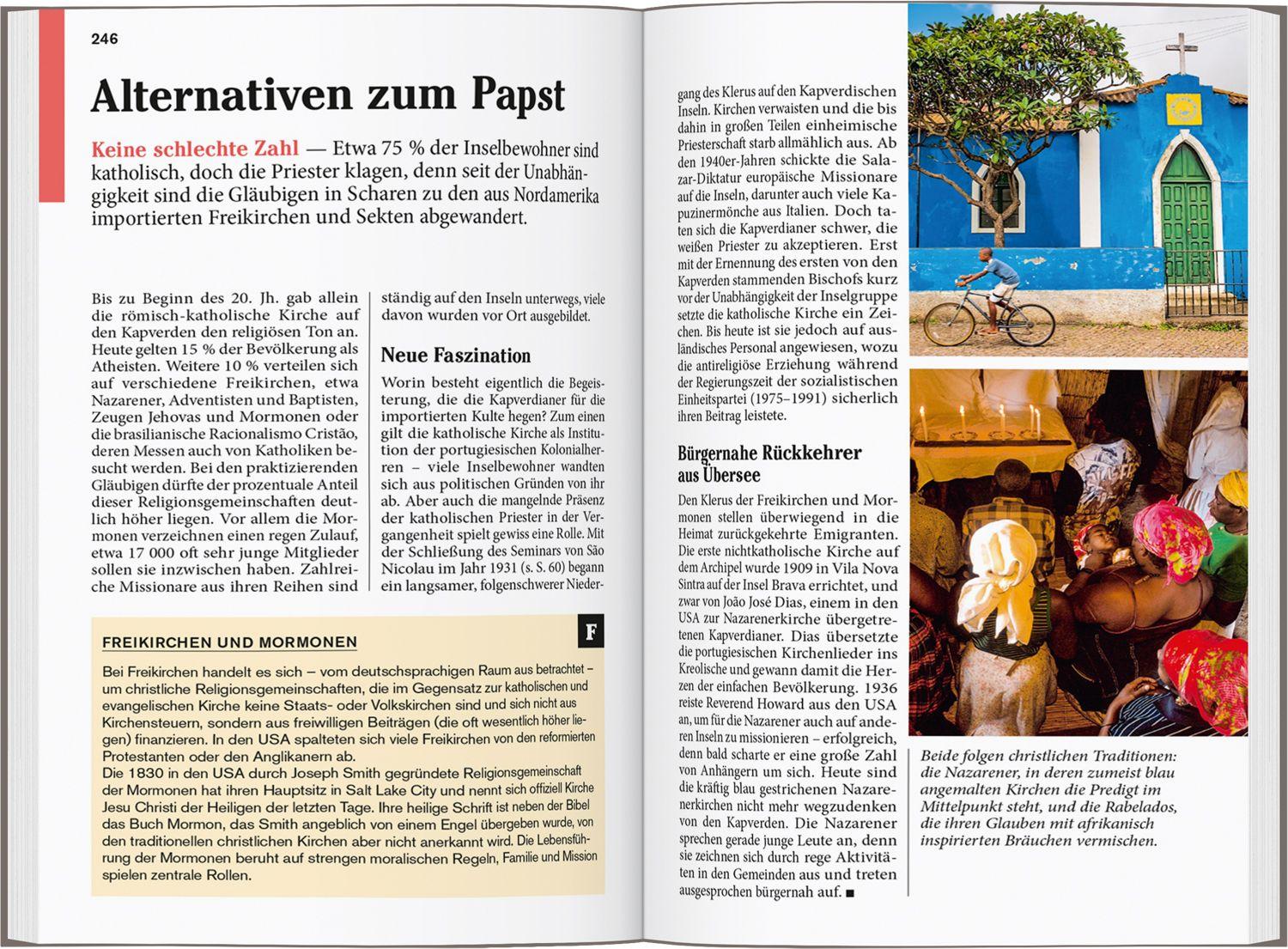 Beispielinhalt (Bild) DUMONT Reise-Taschenbuch Reiseführer Kapverden. Cabo Verde