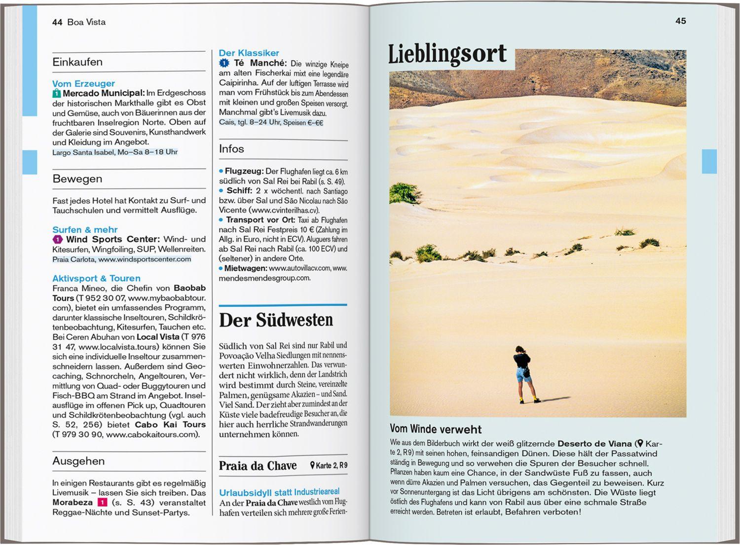 Beispielinhalt (Bild) DUMONT Reise-Taschenbuch Reiseführer Kapverden. Cabo Verde