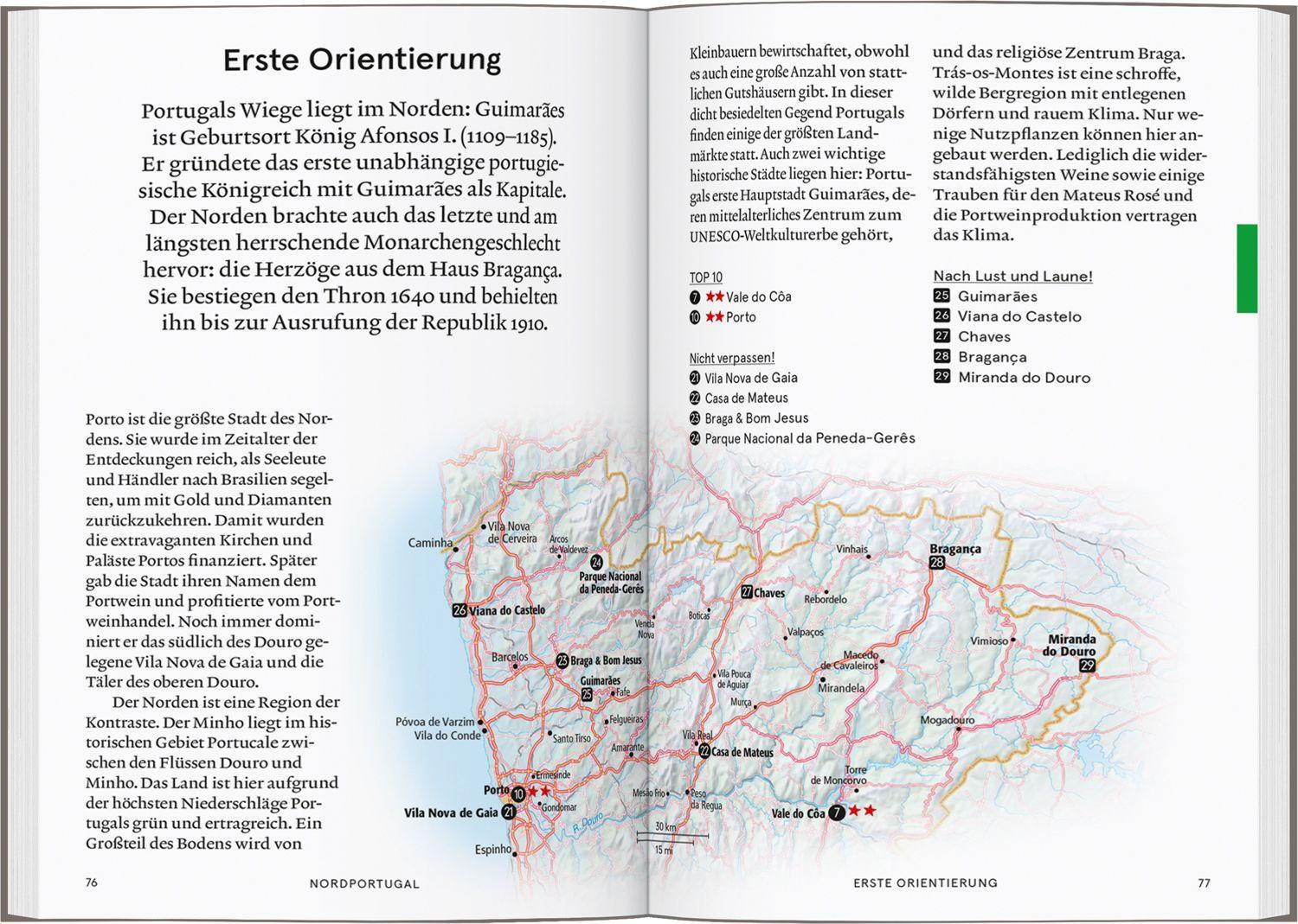 Beispielinhalt (Bild) Baedeker SMART Reiseführer Portugal