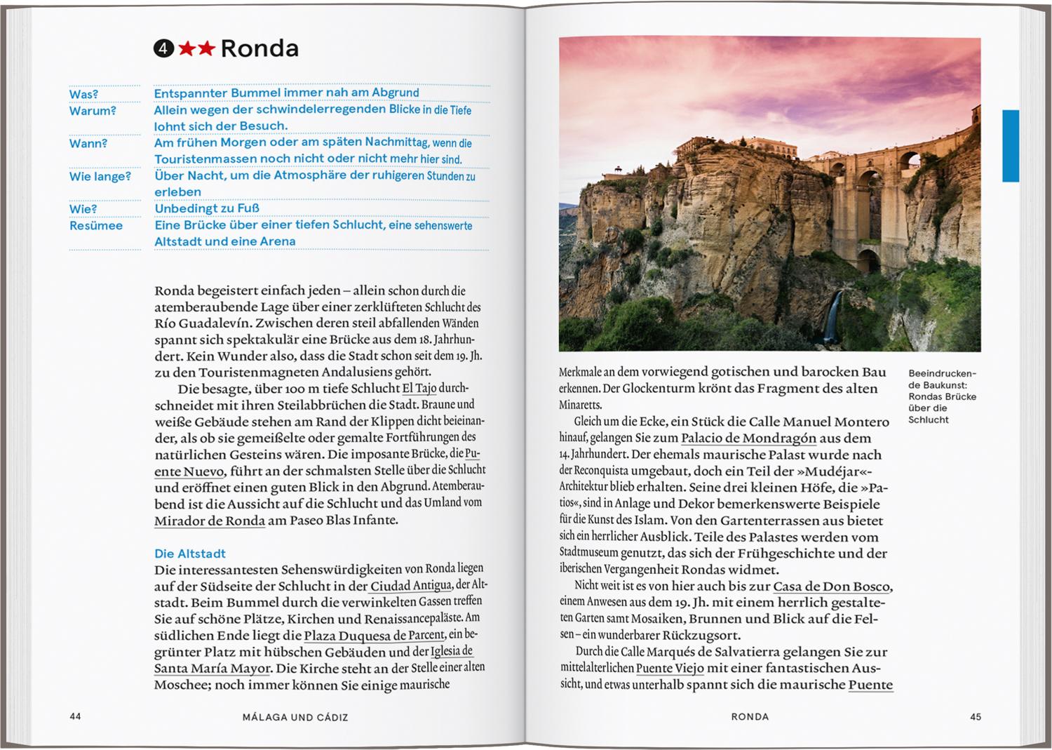 Beispielinhalt (Bild) Baedeker SMART Reiseführer Andalusien