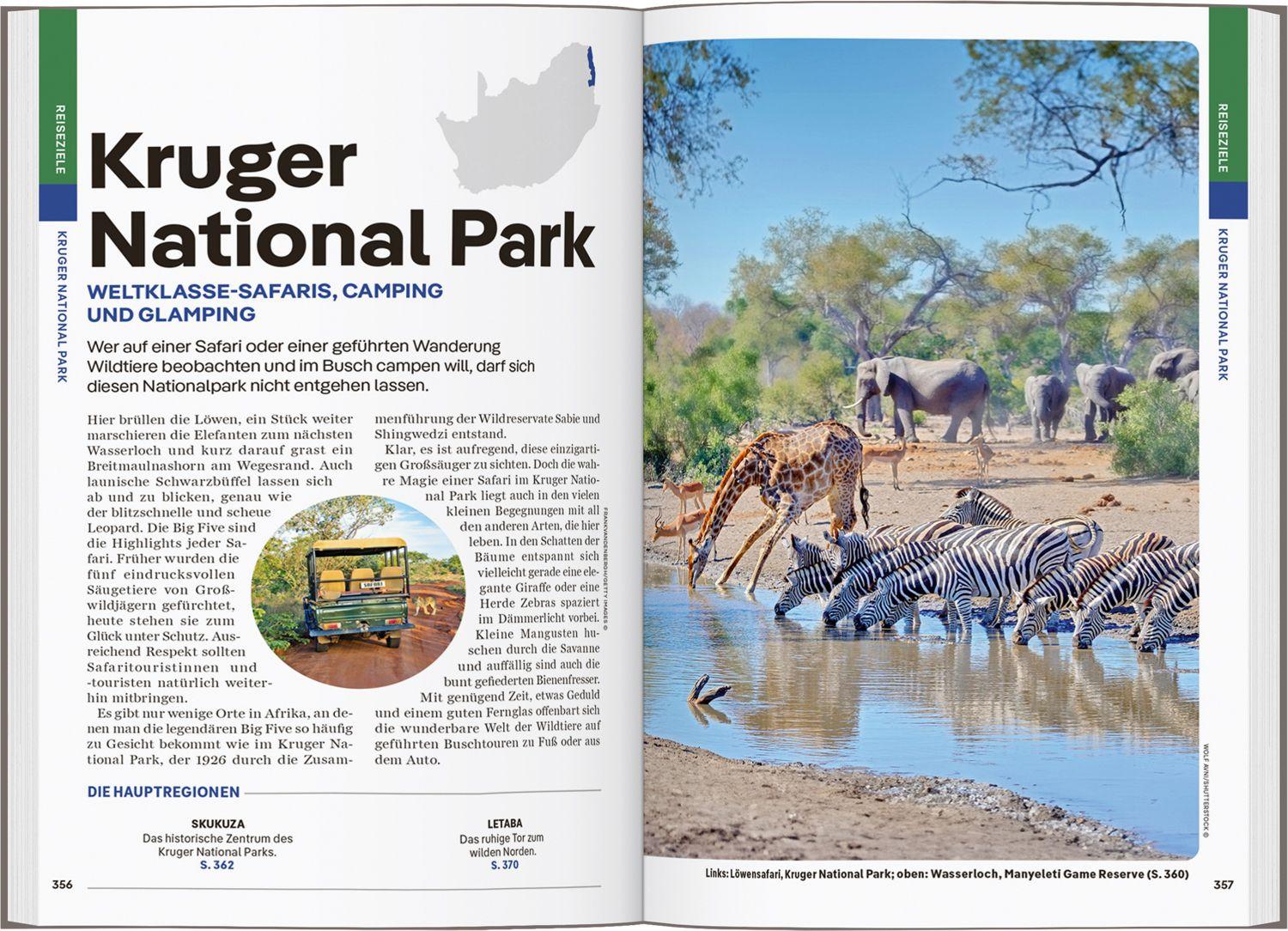 Beispielinhalt (Bild) LONELY PLANET Reiseführer Südafrika, Lesotho & eSwatini