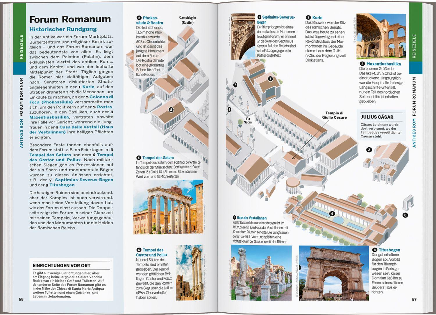 Beispielinhalt (Bild) LONELY PLANET Reiseführer Rom