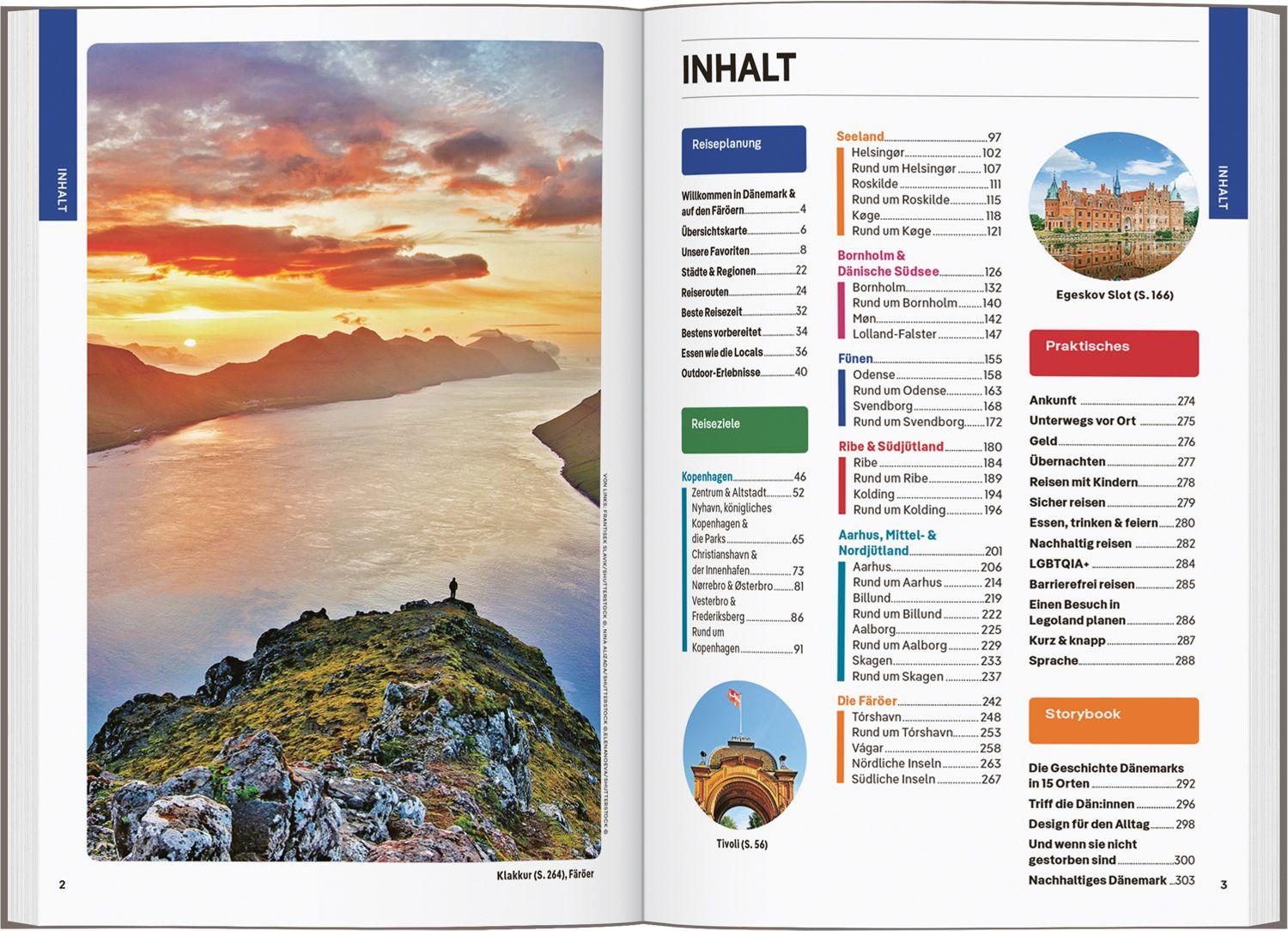 Beispielinhalt (Bild) LONELY PLANET Reiseführer Dänemark & die Färöer