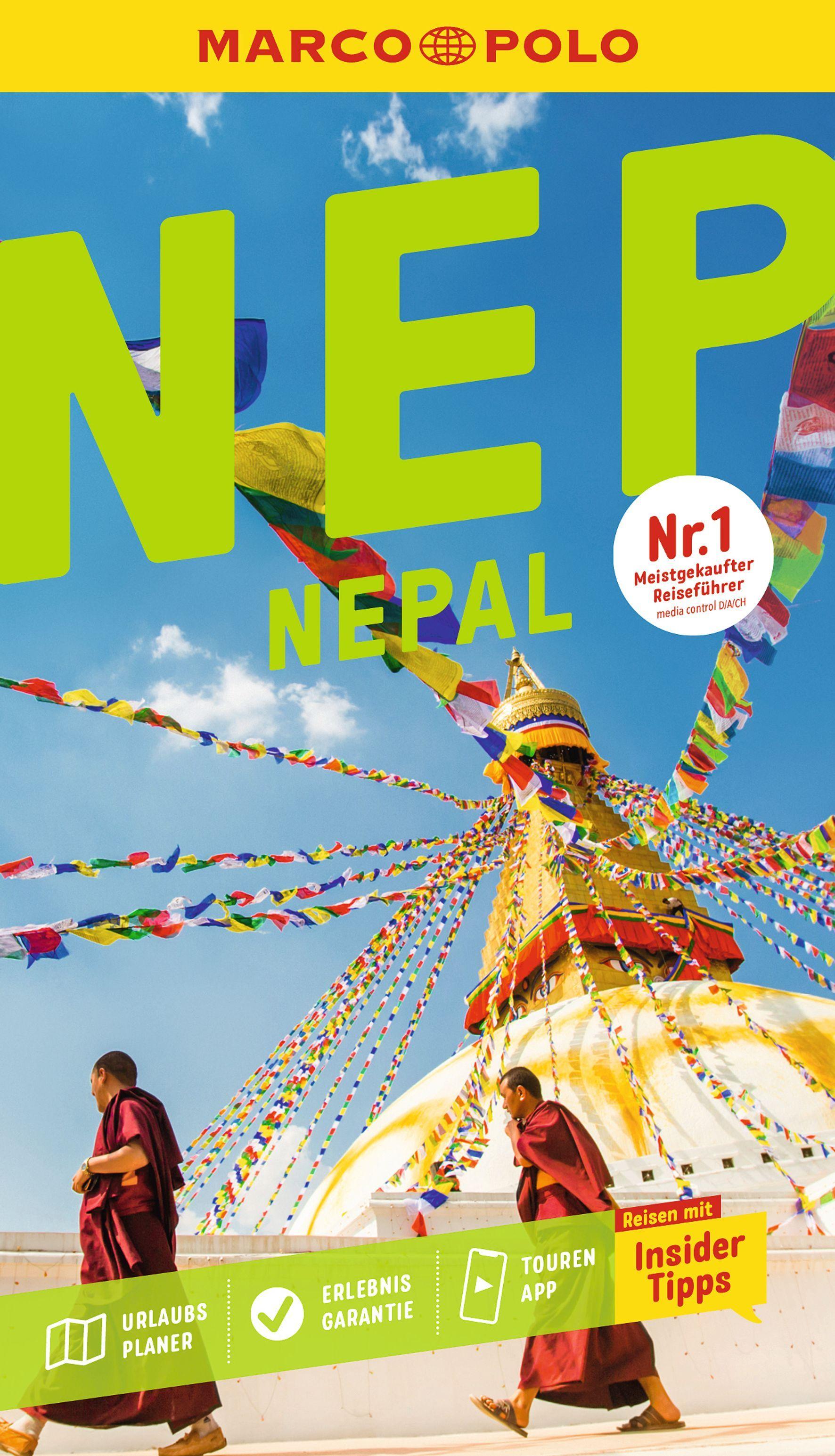 Vorderes Coverbild MARCO POLO Reiseführer Nepal