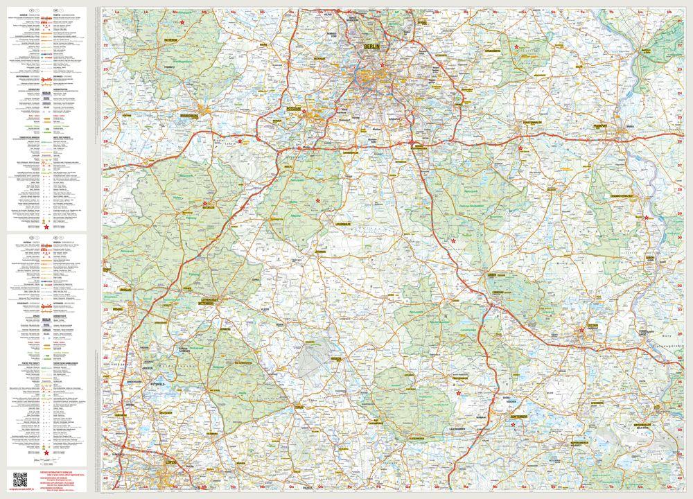 Beispielinhalt (Bild) MARCO POLO Reisekarte Deutschland 04 Berlin, Brandenburg 1:225.000