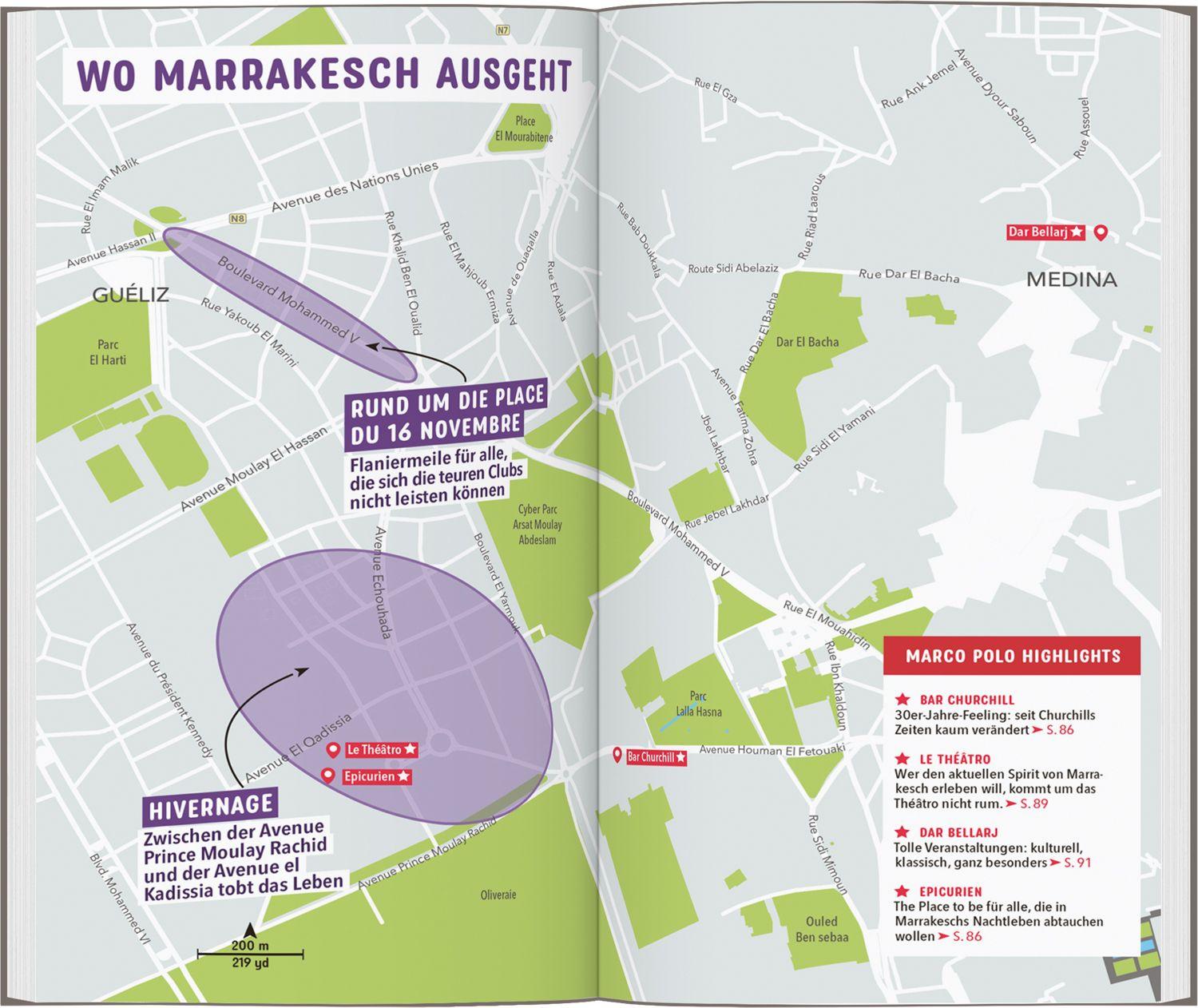 Beispielinhalt (Bild) MARCO POLO Reiseführer Marrakesch
