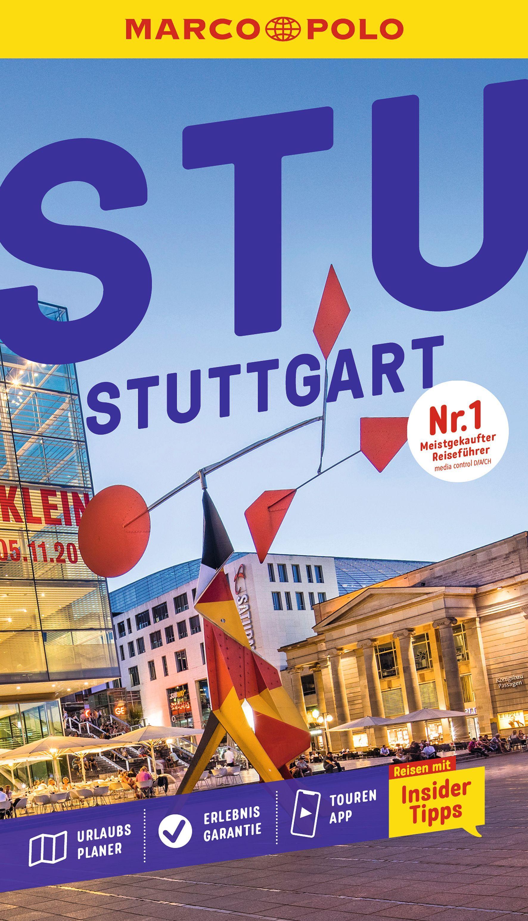 Vorderes Coverbild MARCO POLO Reiseführer Stuttgart